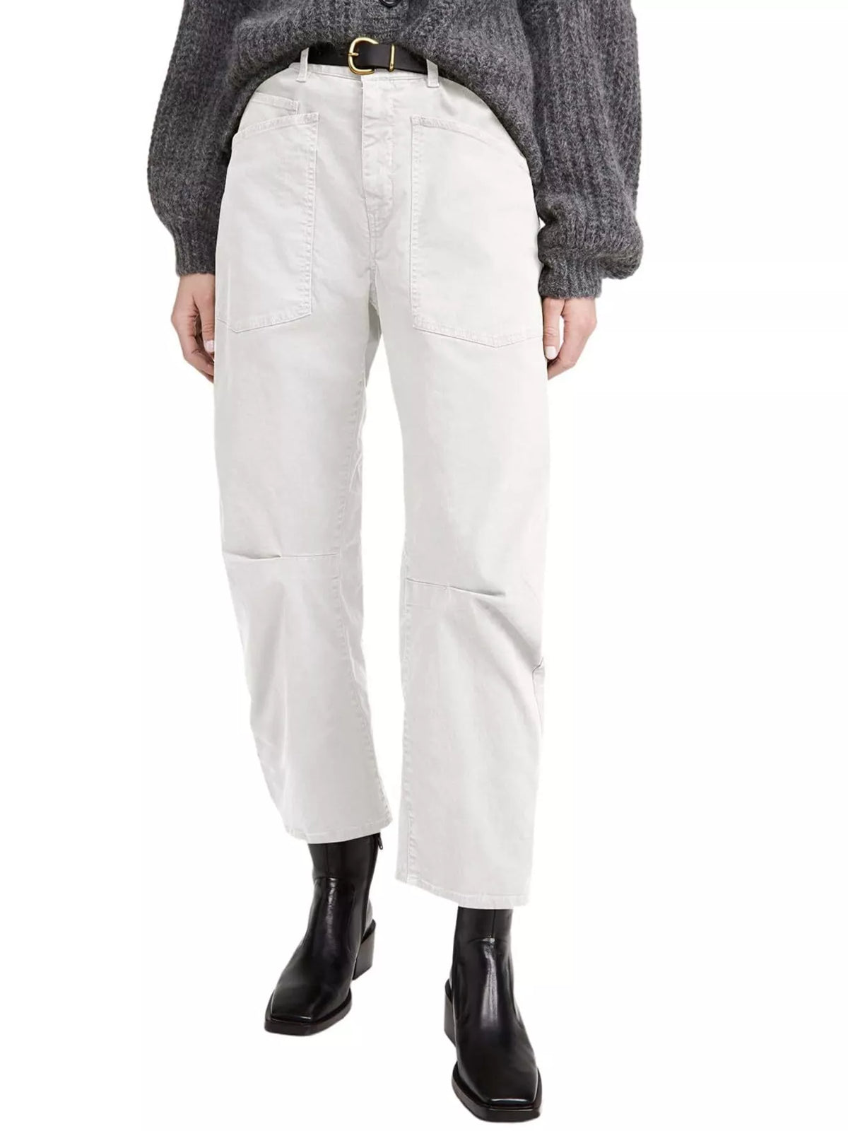 Wide-Leg Jeans with Patch Pockets by Dreamy Drapes