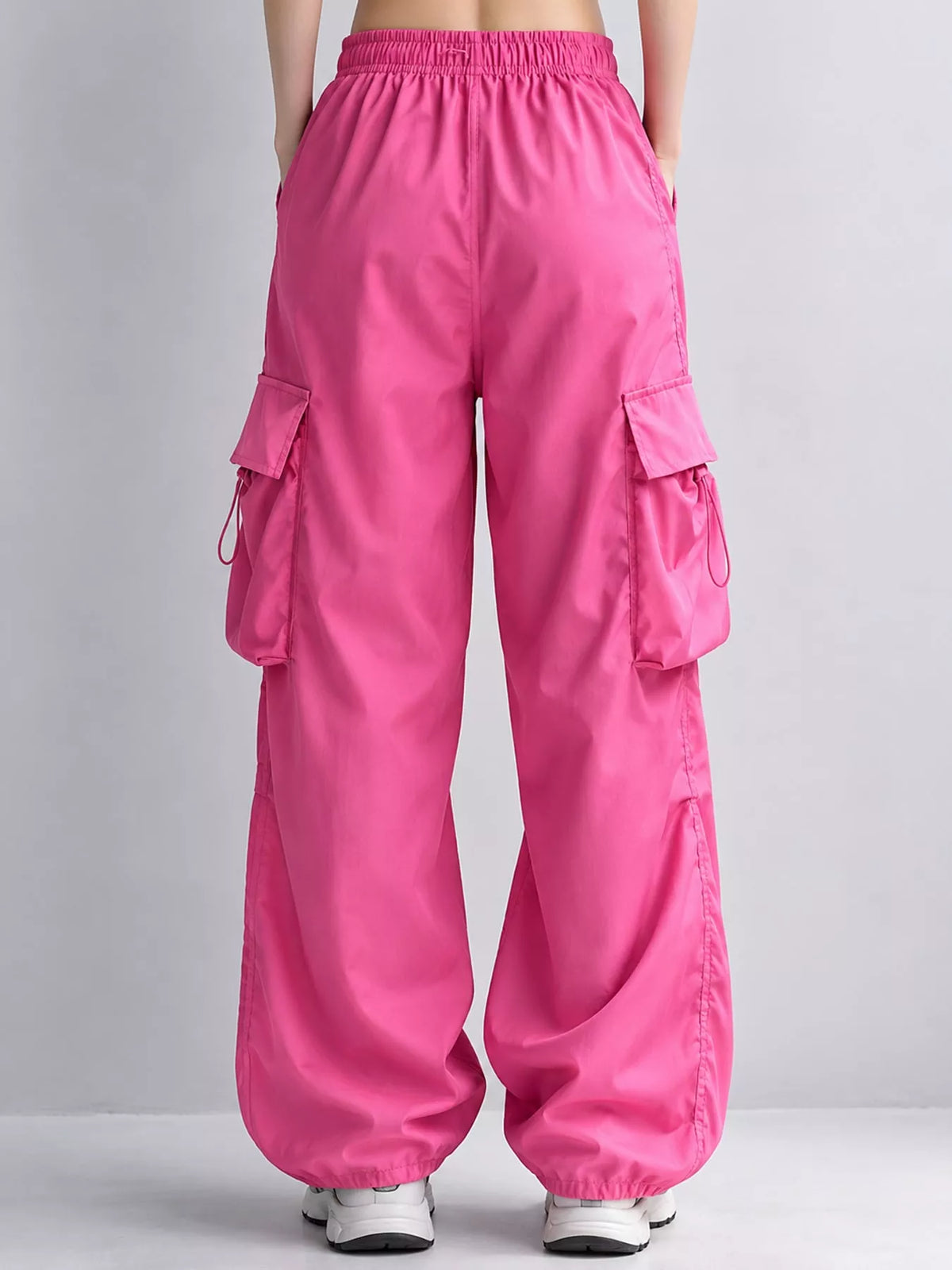 Oversized Drawstring Cargo Pants
