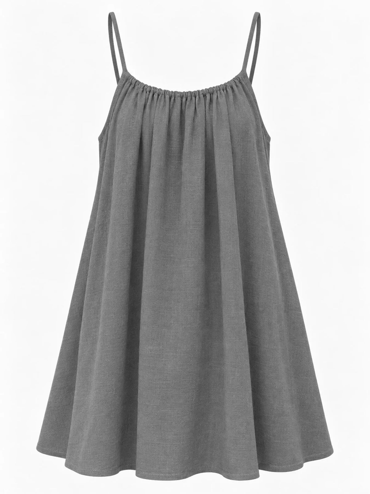 Backless Spaghetti Strap A-Line Mini Dress