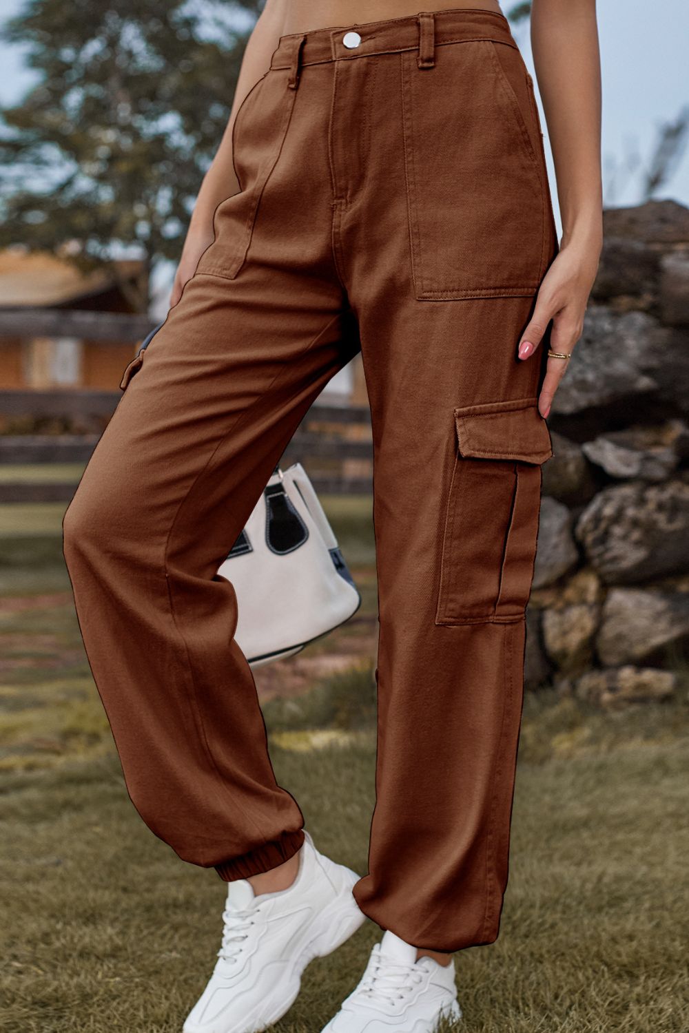 Long Denim Jeans with Pockets by Manny