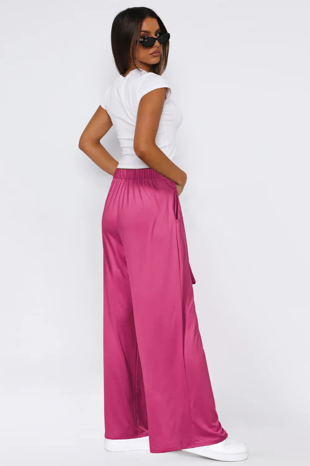 Tied Wide Leg Pants