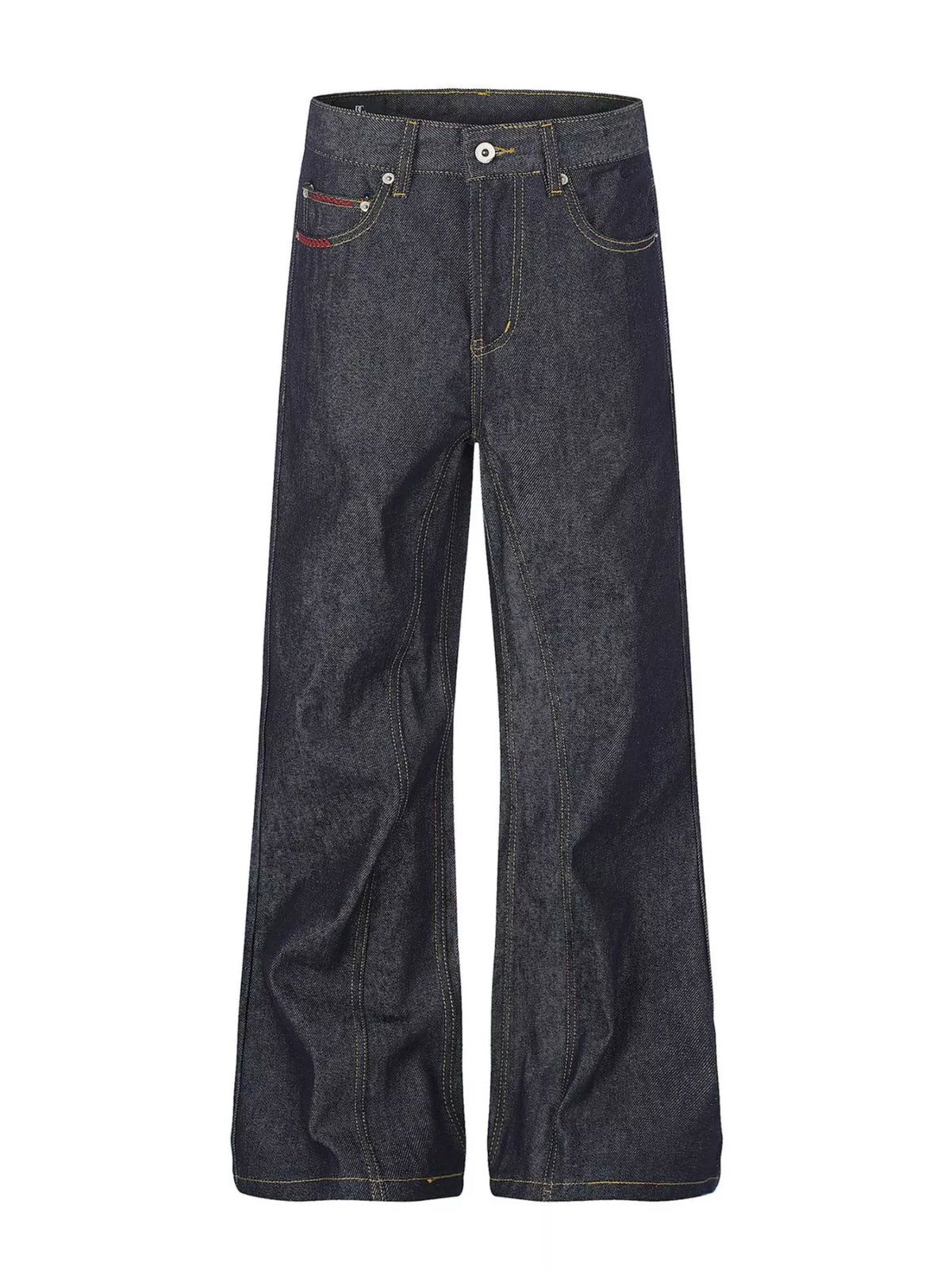Wide-Leg Flare Jeans by TrendMaster
