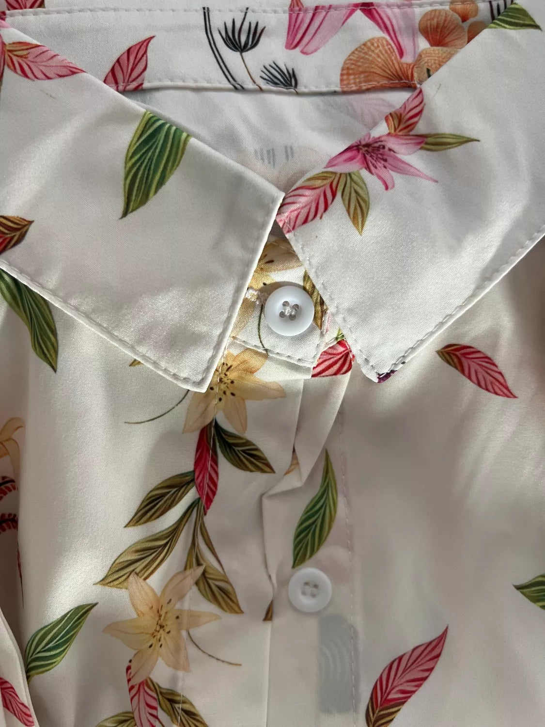 Printed Tie Waist Half Sleeve Romper in White