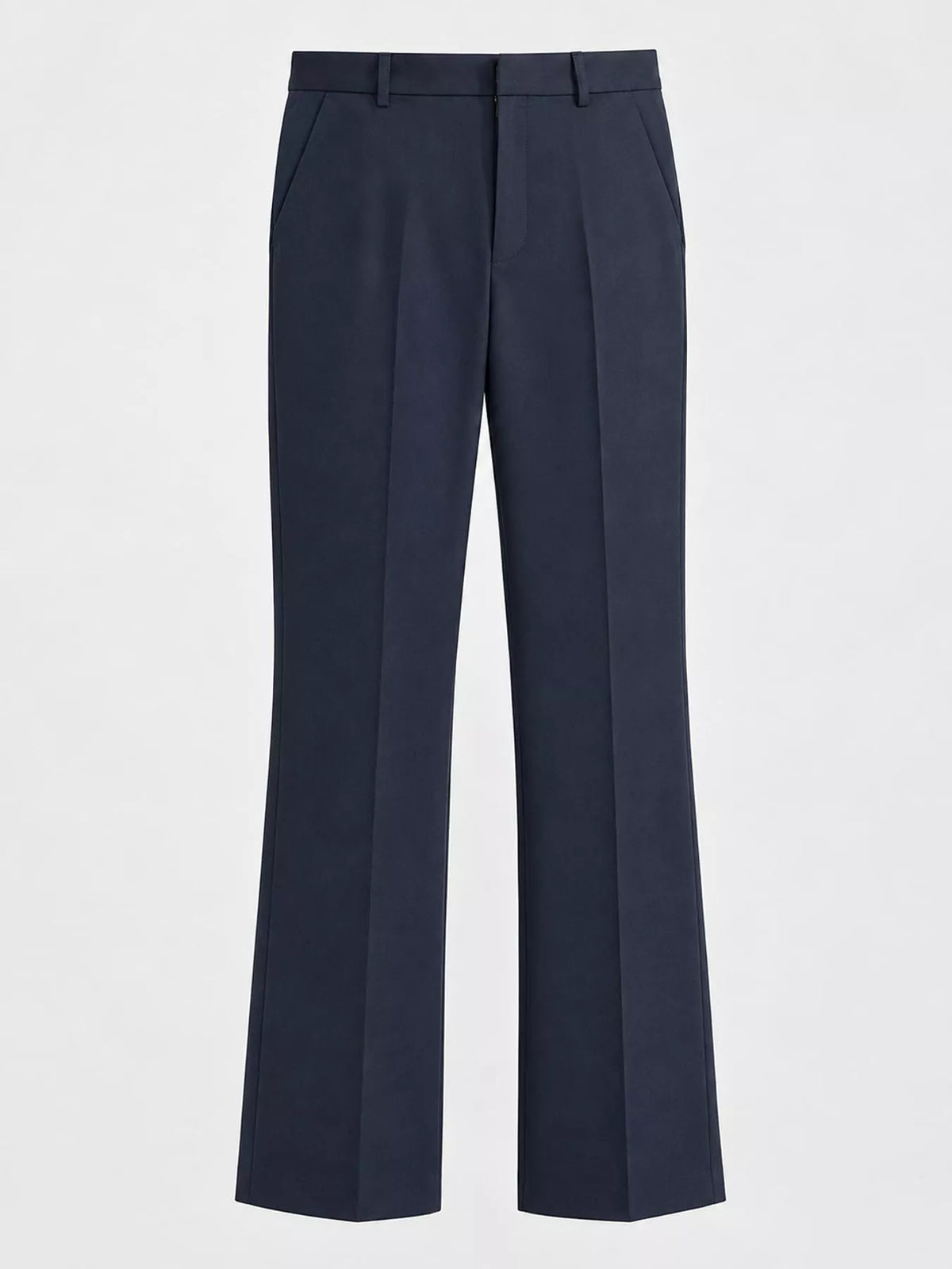 High-Waisted Slim-Fit Dress Pants