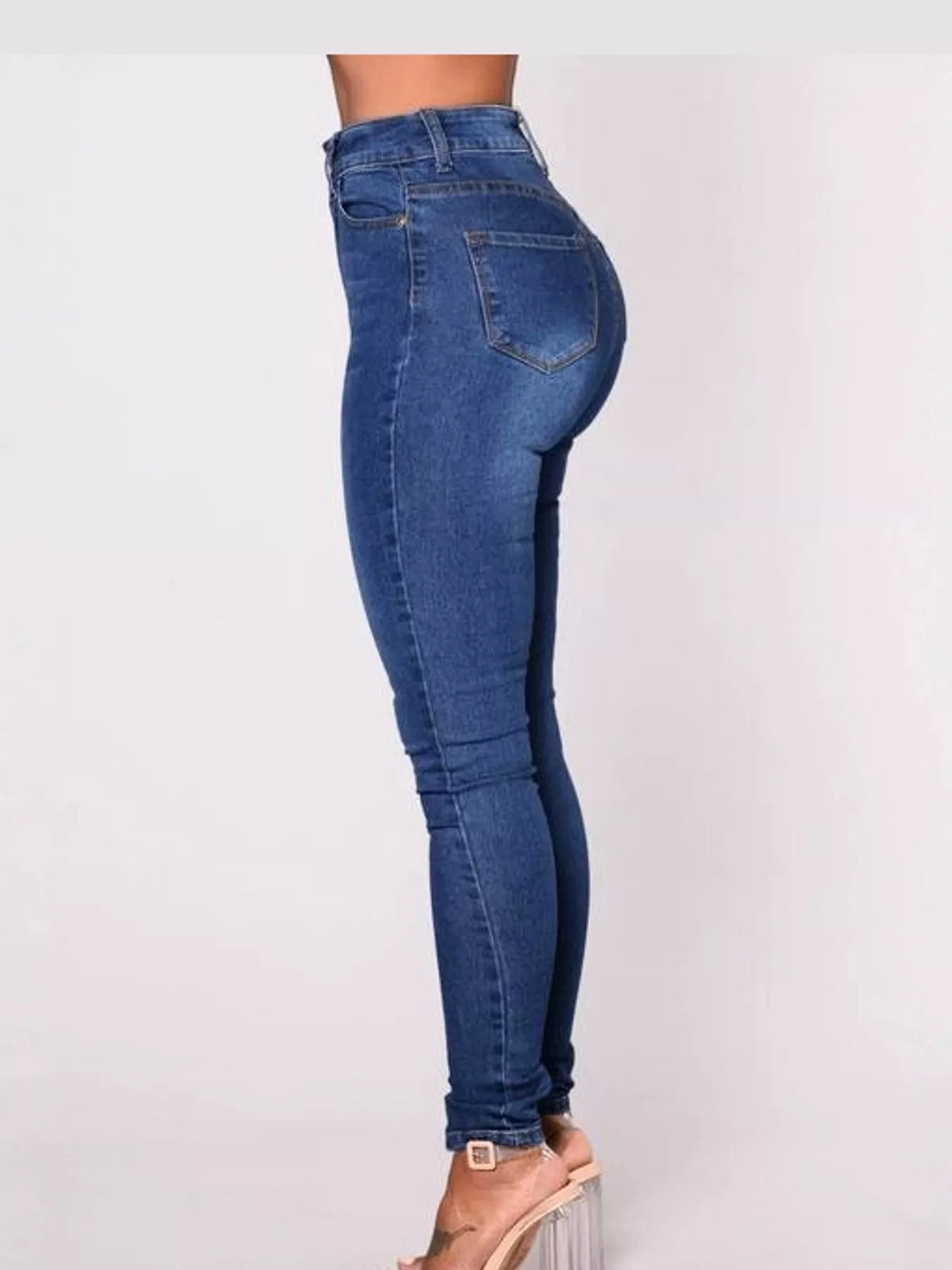 High-Waisted Skinny Jeans