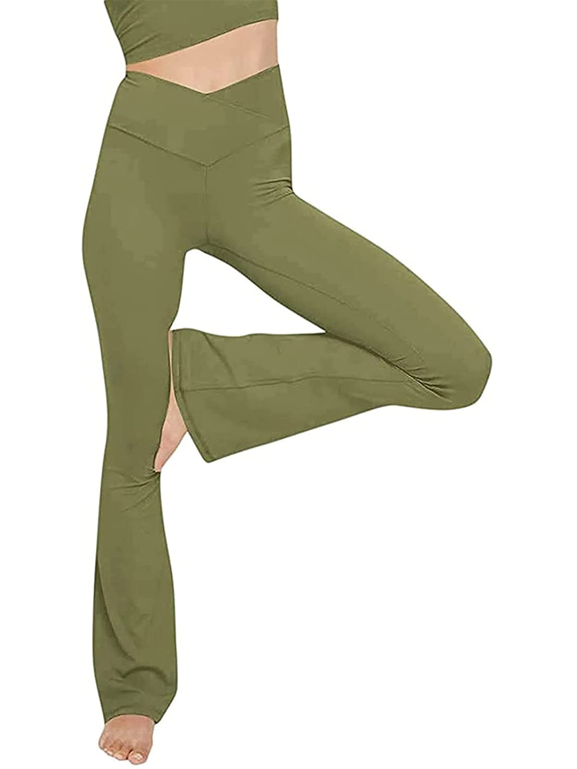 V-Waist Bootcut Pants
