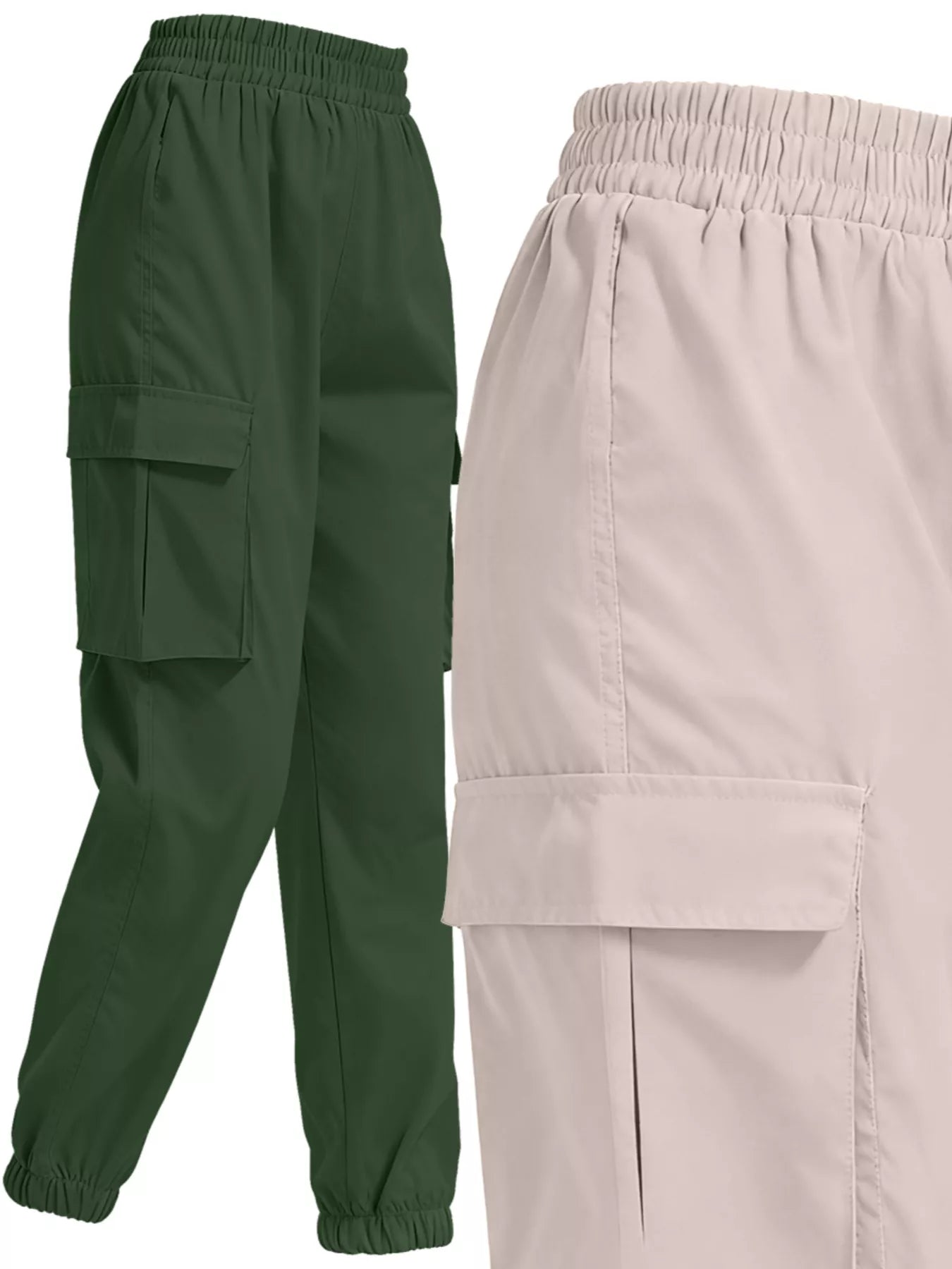 Two-Piece Cargo Pants Set