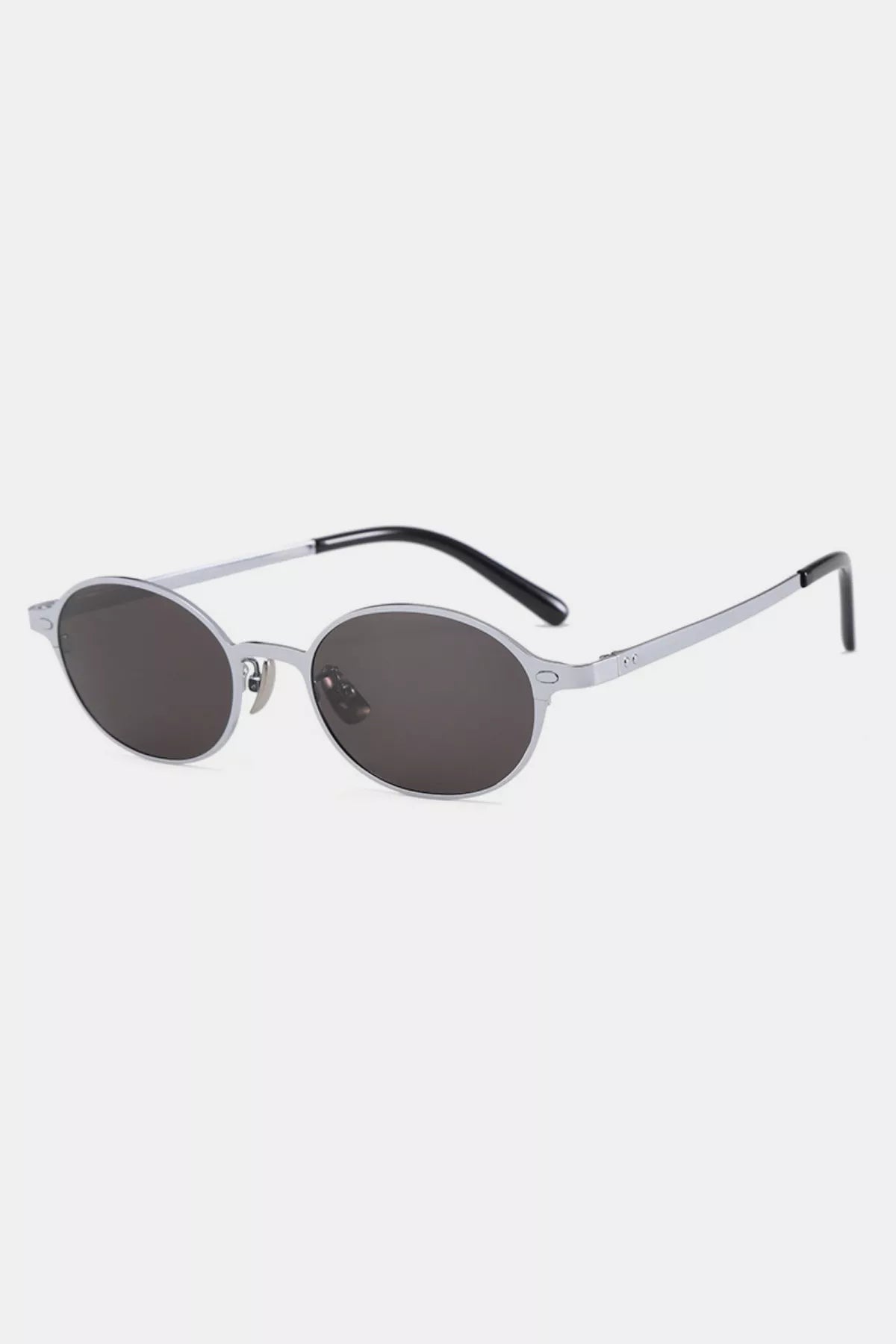 Ilussa Vintage Oval Metal Sunglasses