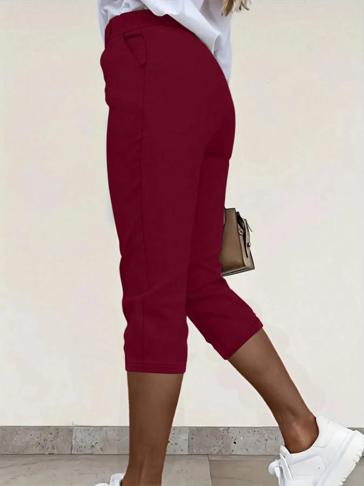 Pleated Pants with Pockets