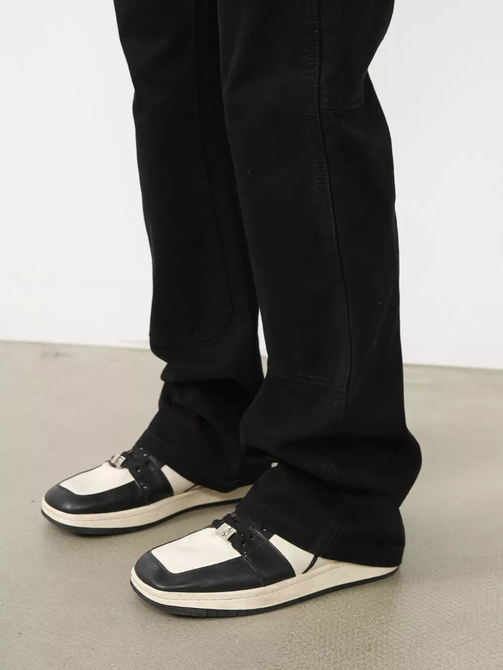 Rivet-Detailed Straight-Leg Jeans