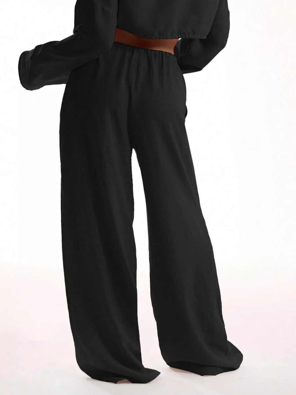 Essential Wide Leg Drawstring Pants