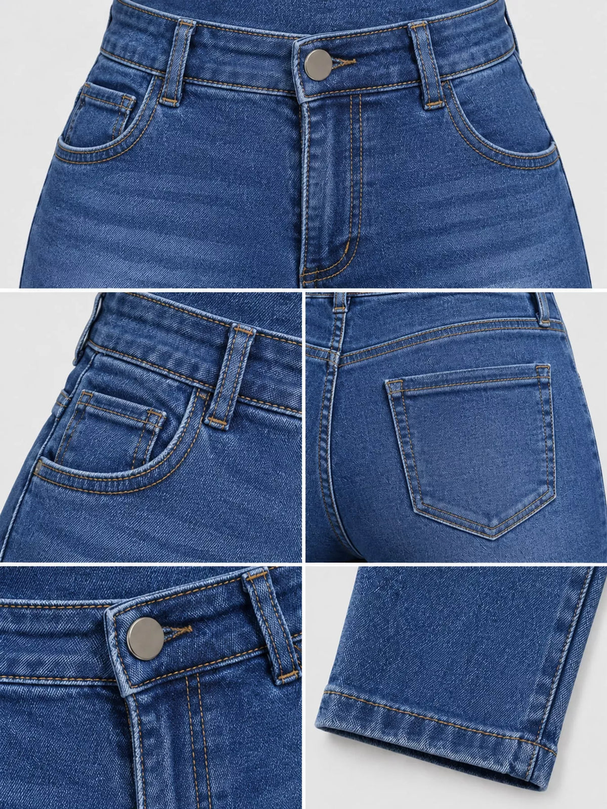High-Waisted Skinny Jeans