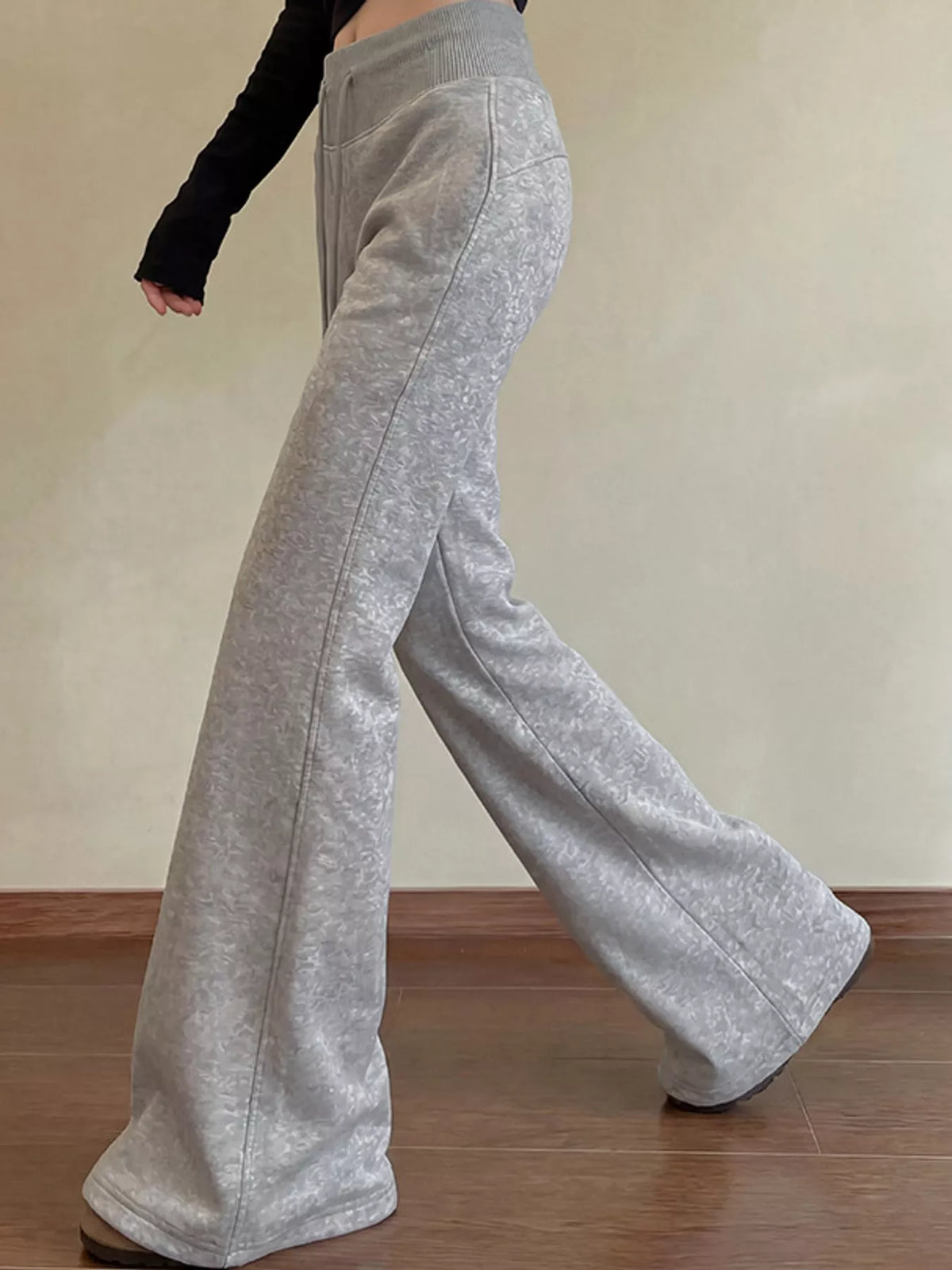 High-Waisted Wide-Leg Flare Pants