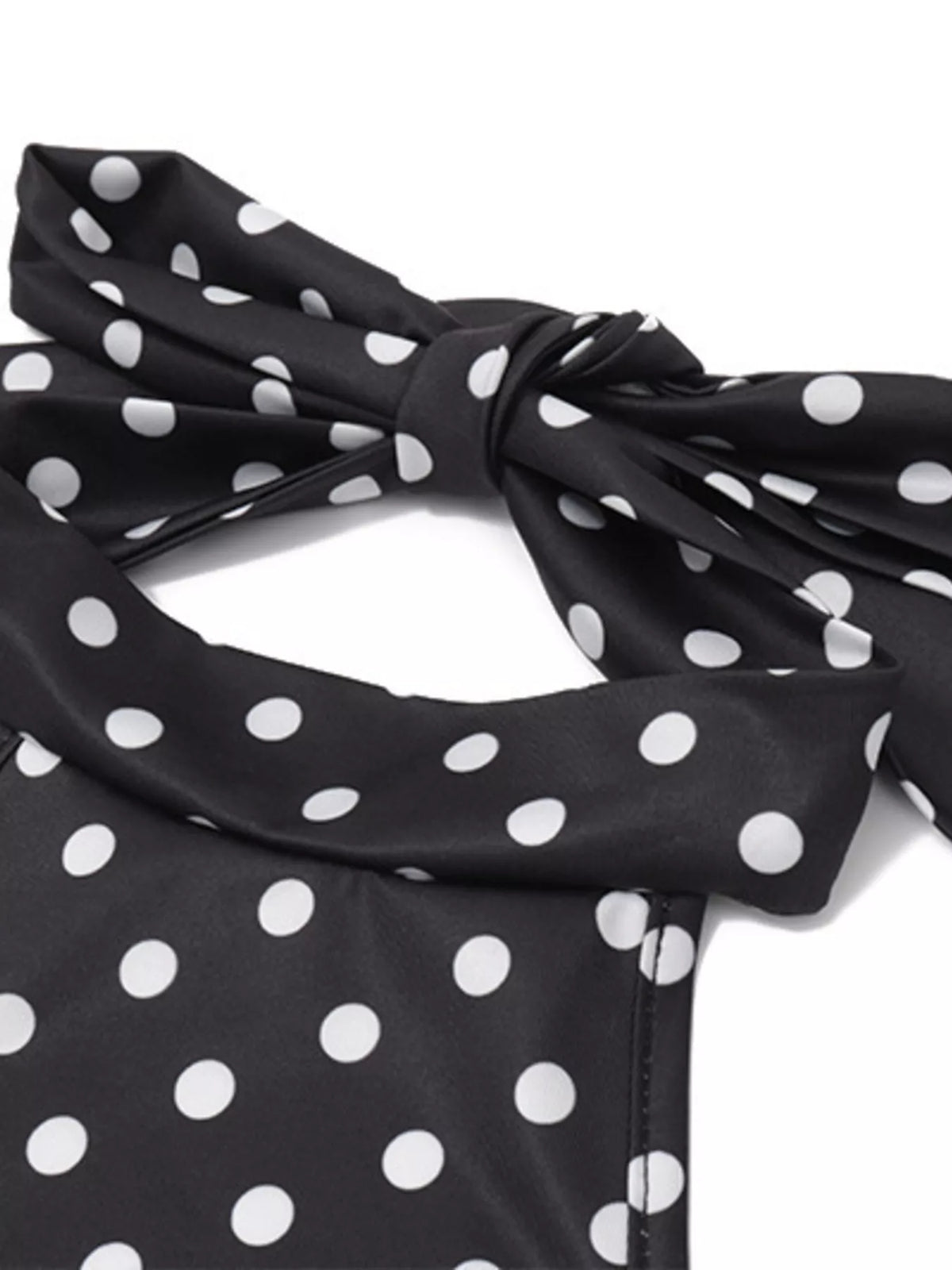 Polka Dot Sleeveless Mini Dress