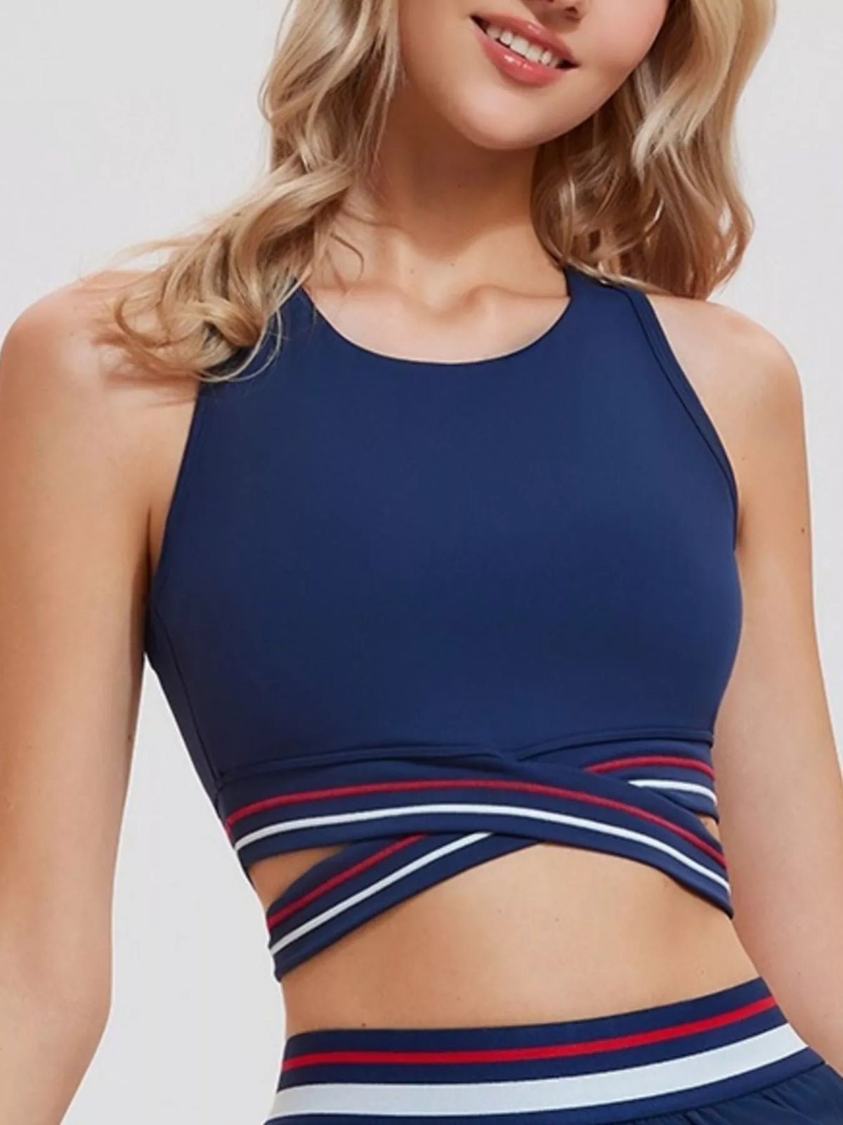 Criss-Cross Hem Active Tank