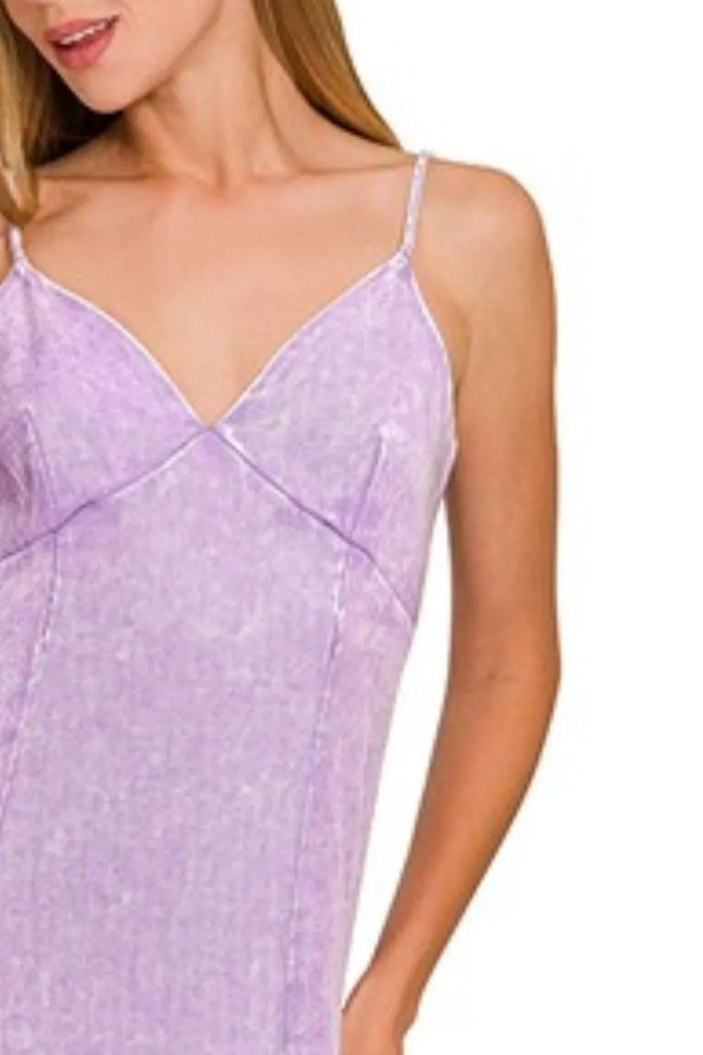 Zenana Tencel Maxi Dress in Lavender in B lavender