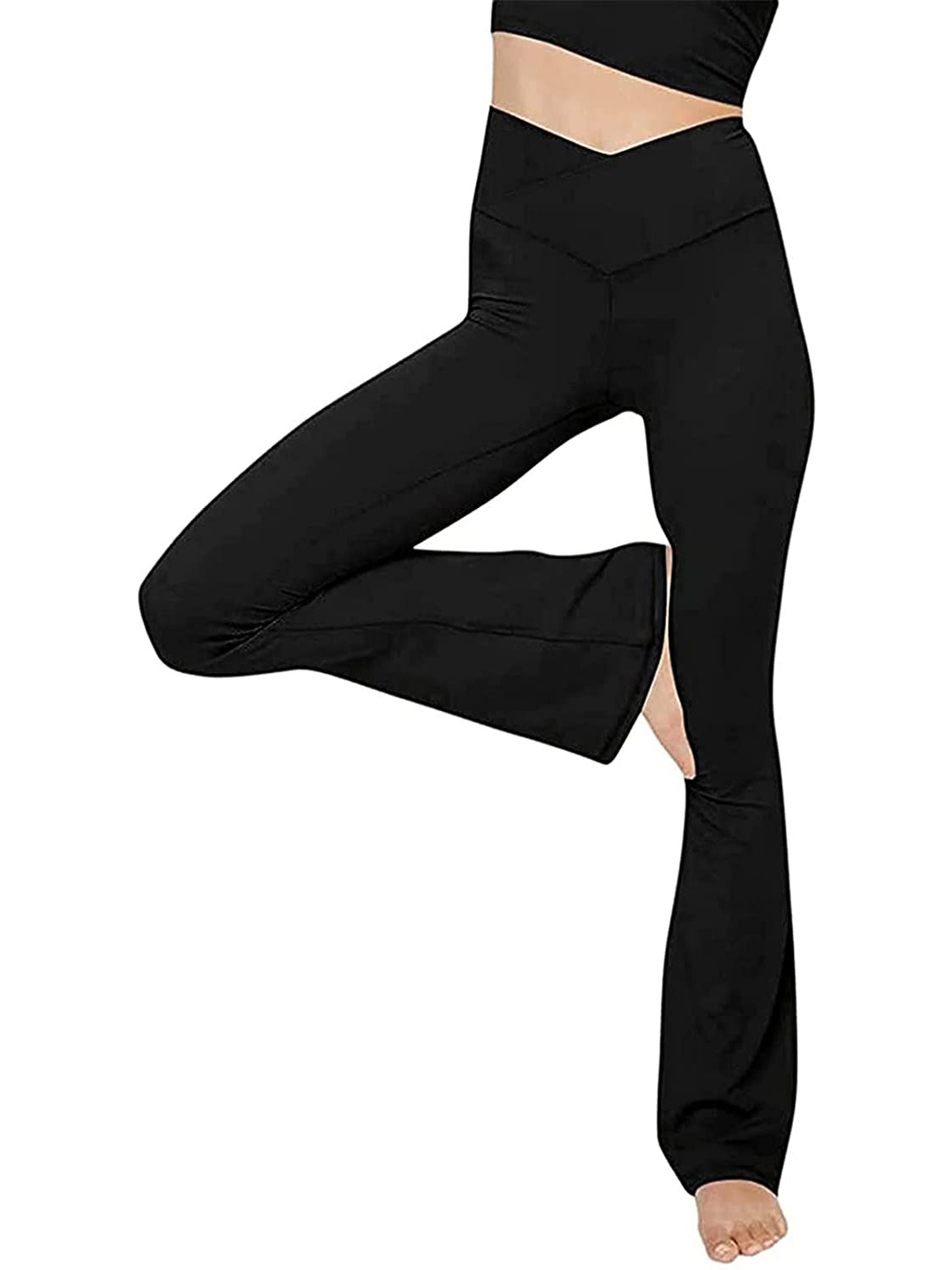 V-Waist Bootcut Pants