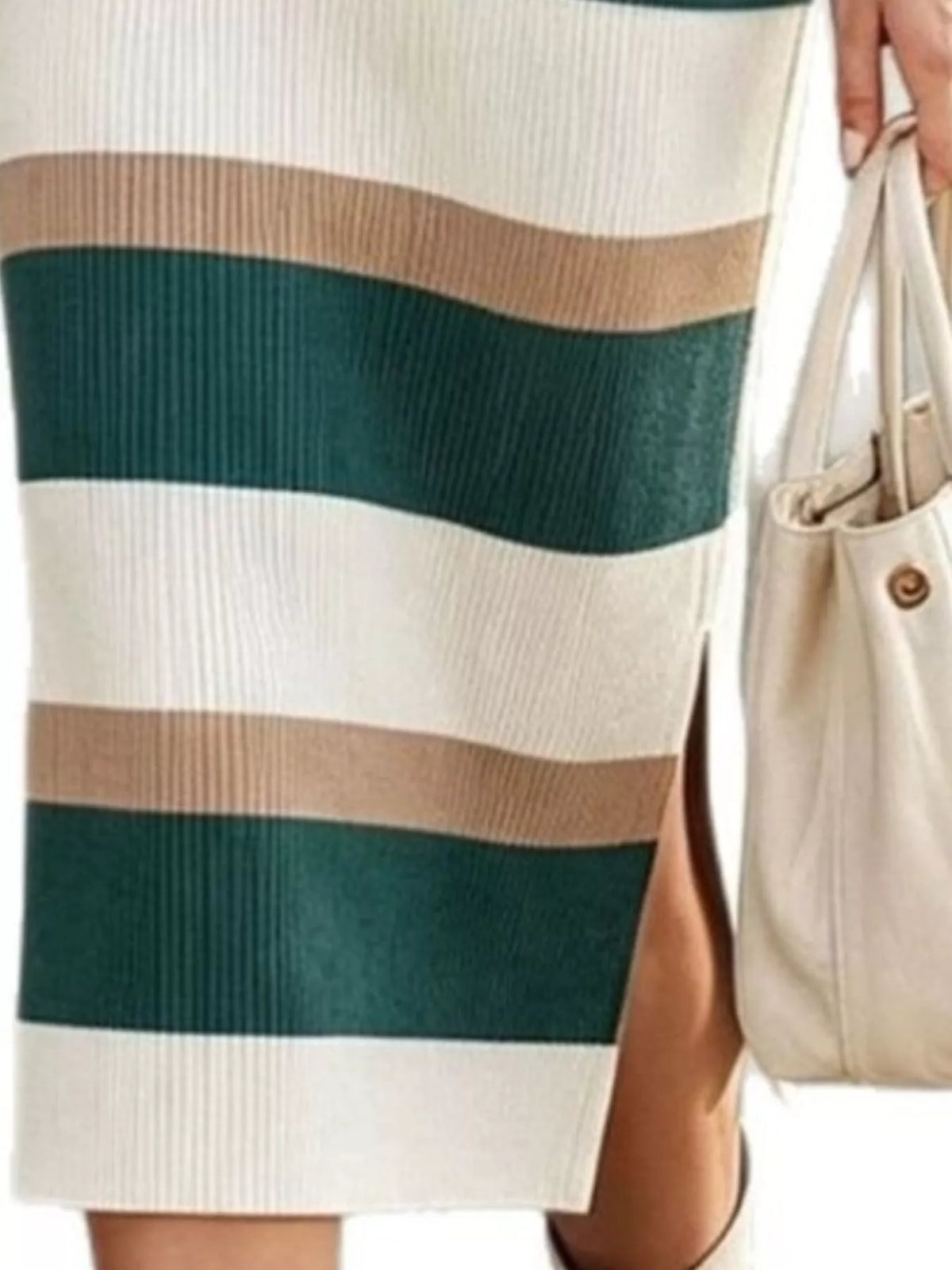 Polo Collar Sweater Dress