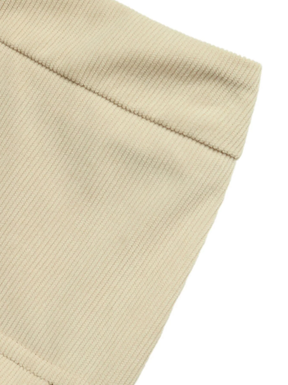 High Waist Pleated Midi Skirt in Khaki
