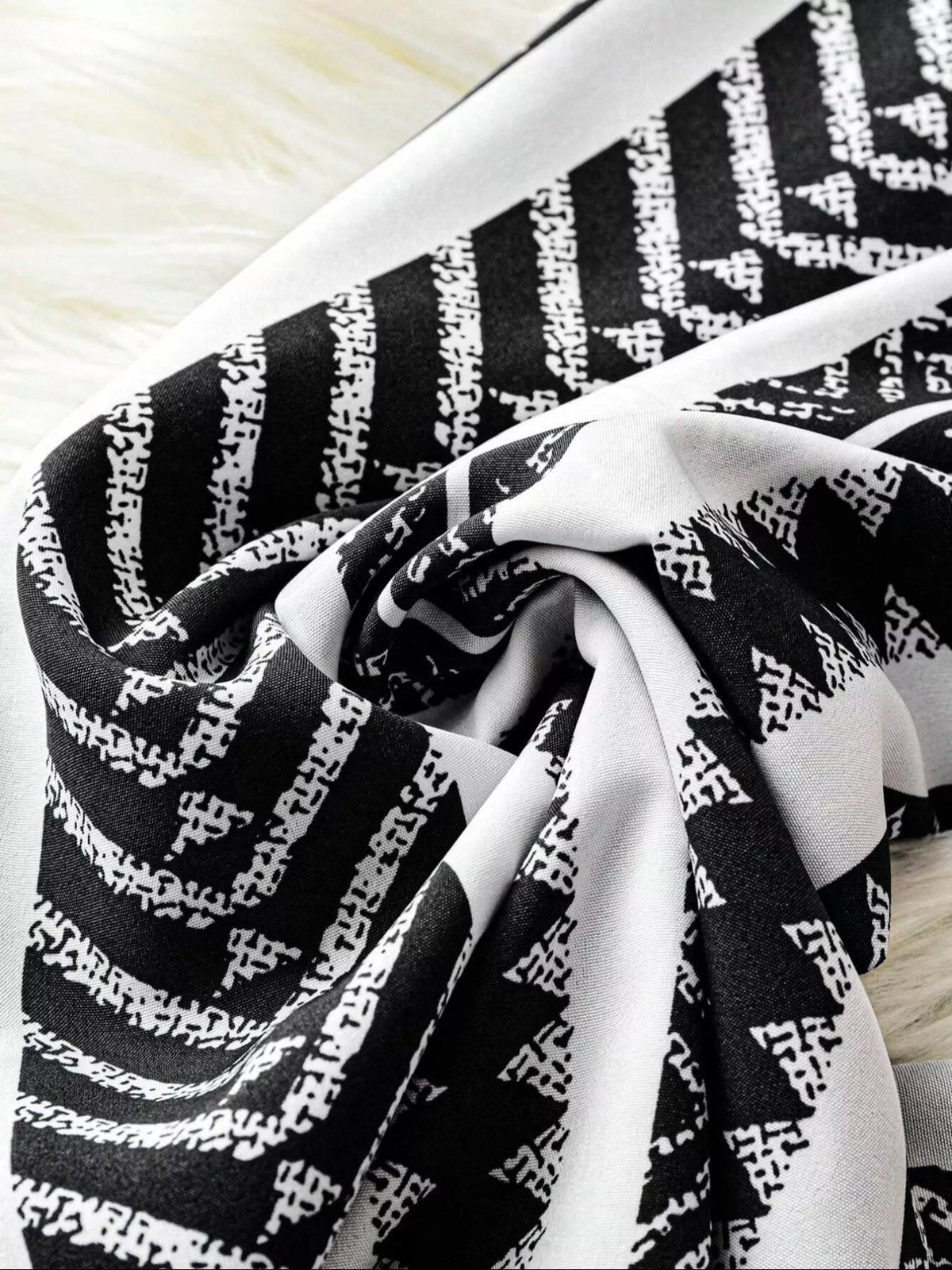Boho Print Wide-Leg Pants