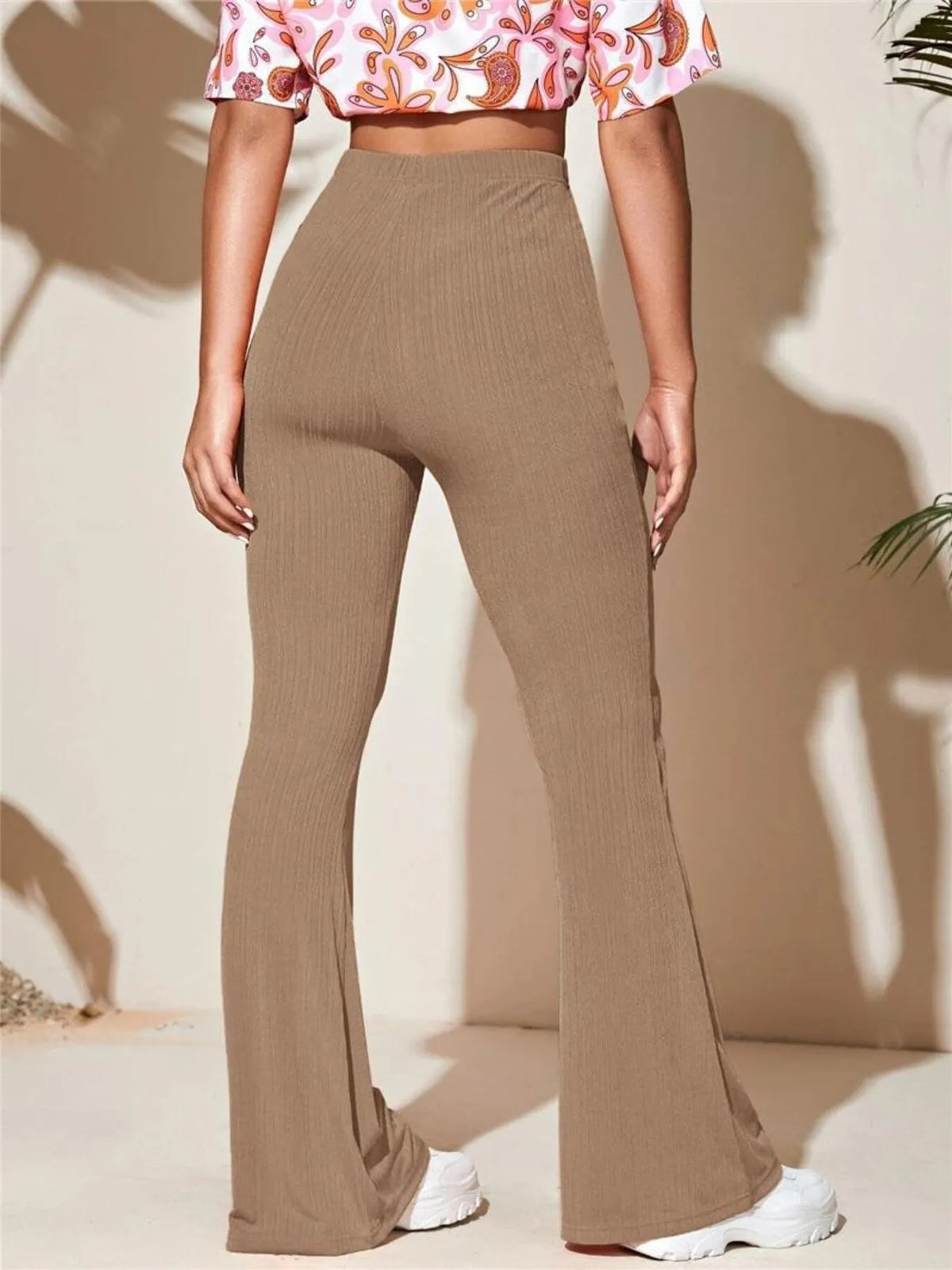 High-Waist Flare Active Pants, Plus Size