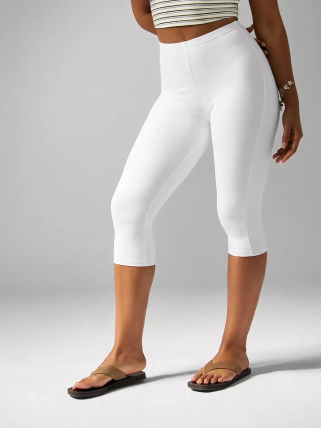 High-Waist Active Capri Leggings