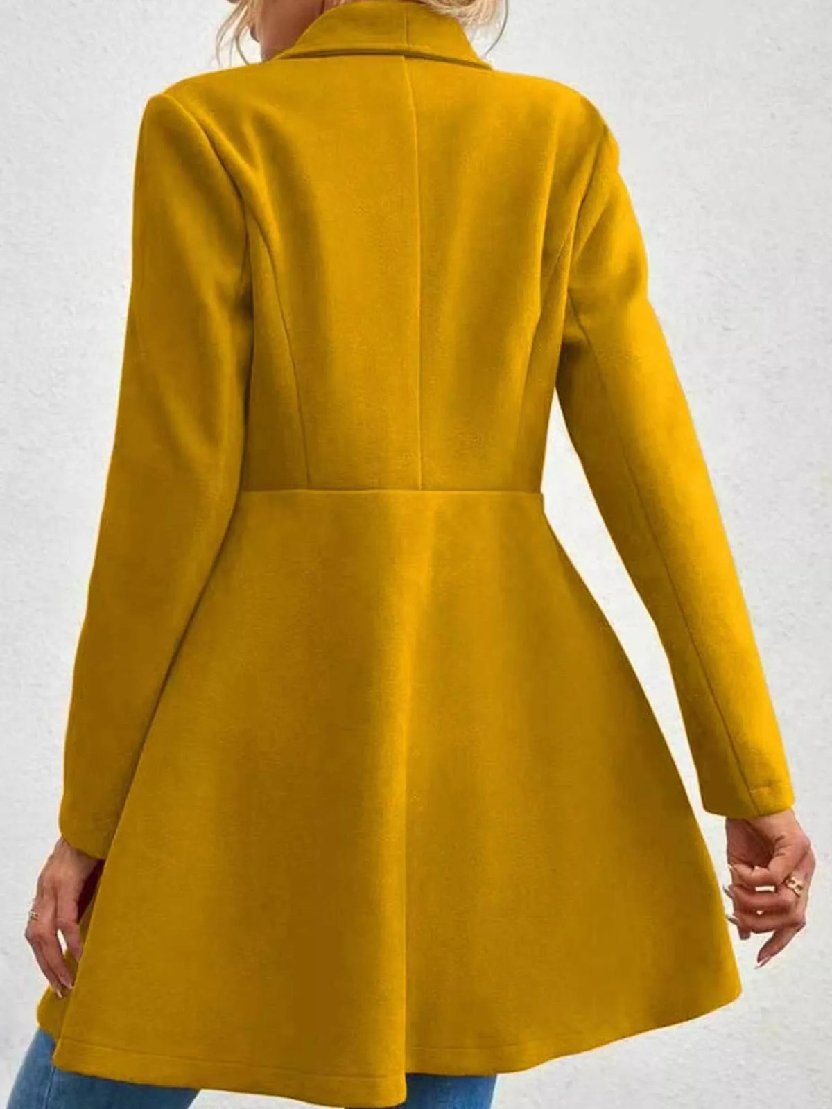 Double-Breasted Slim-Fit Coat