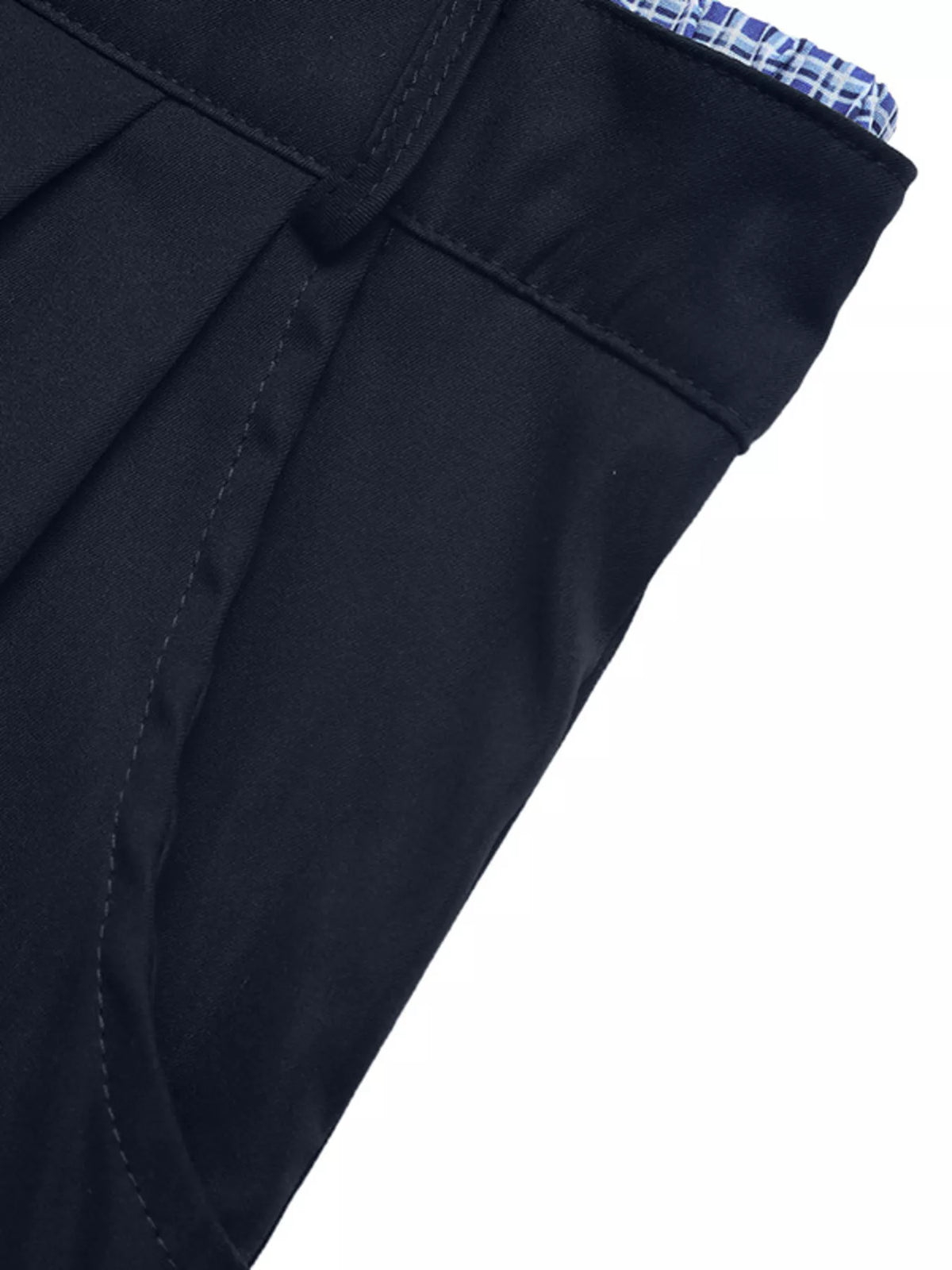 Drawstring Waist Mini Skirt in Navy