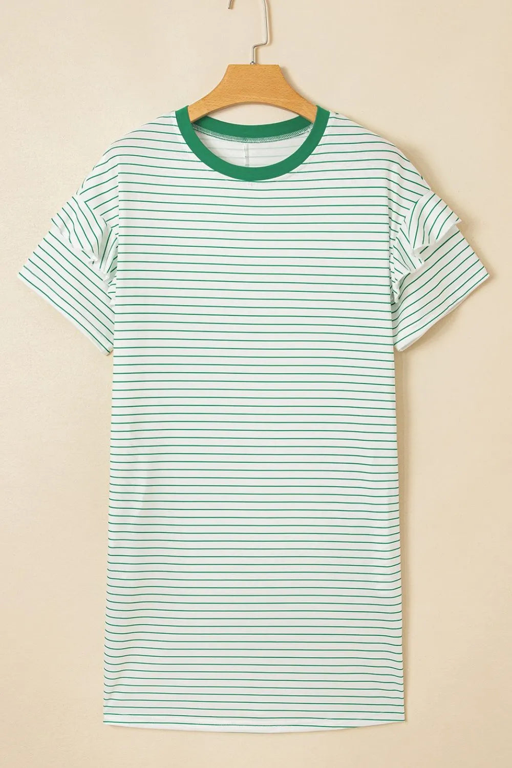 Striped T-Shirt Dress with Pockets