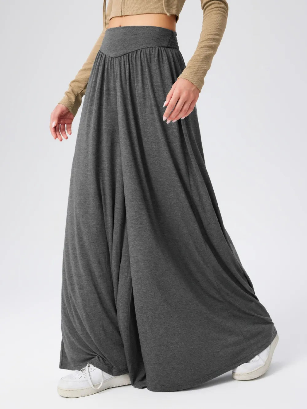 High-Waist Wide Leg Pants