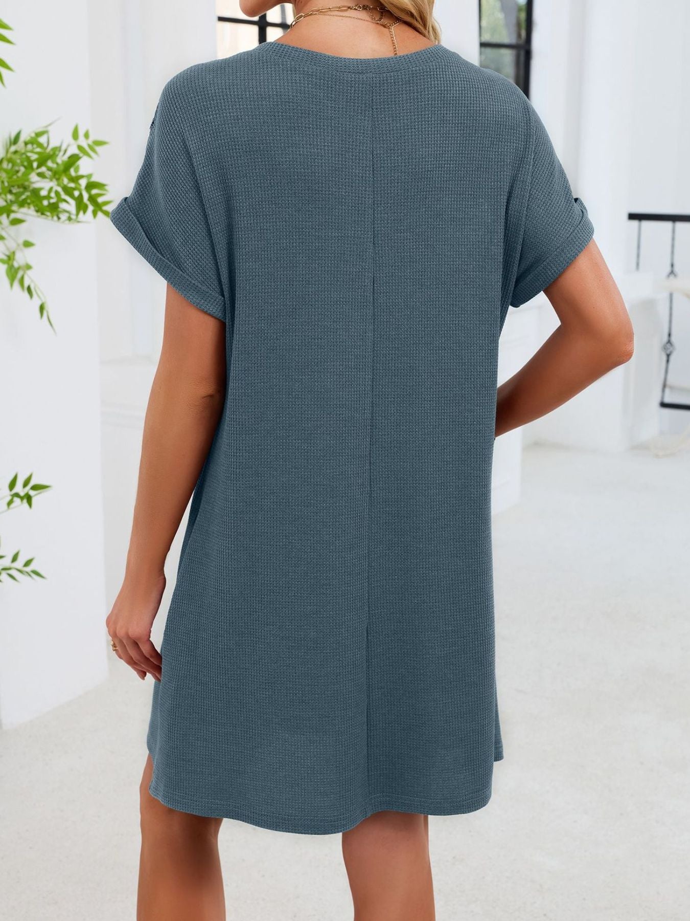 Lace Cutout T-Shirt Dress