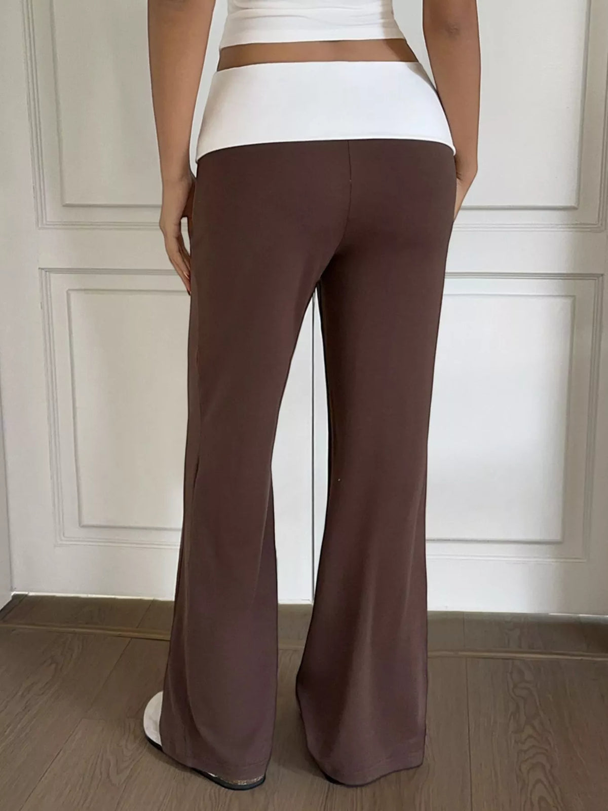 Solid Wide-Leg Pants