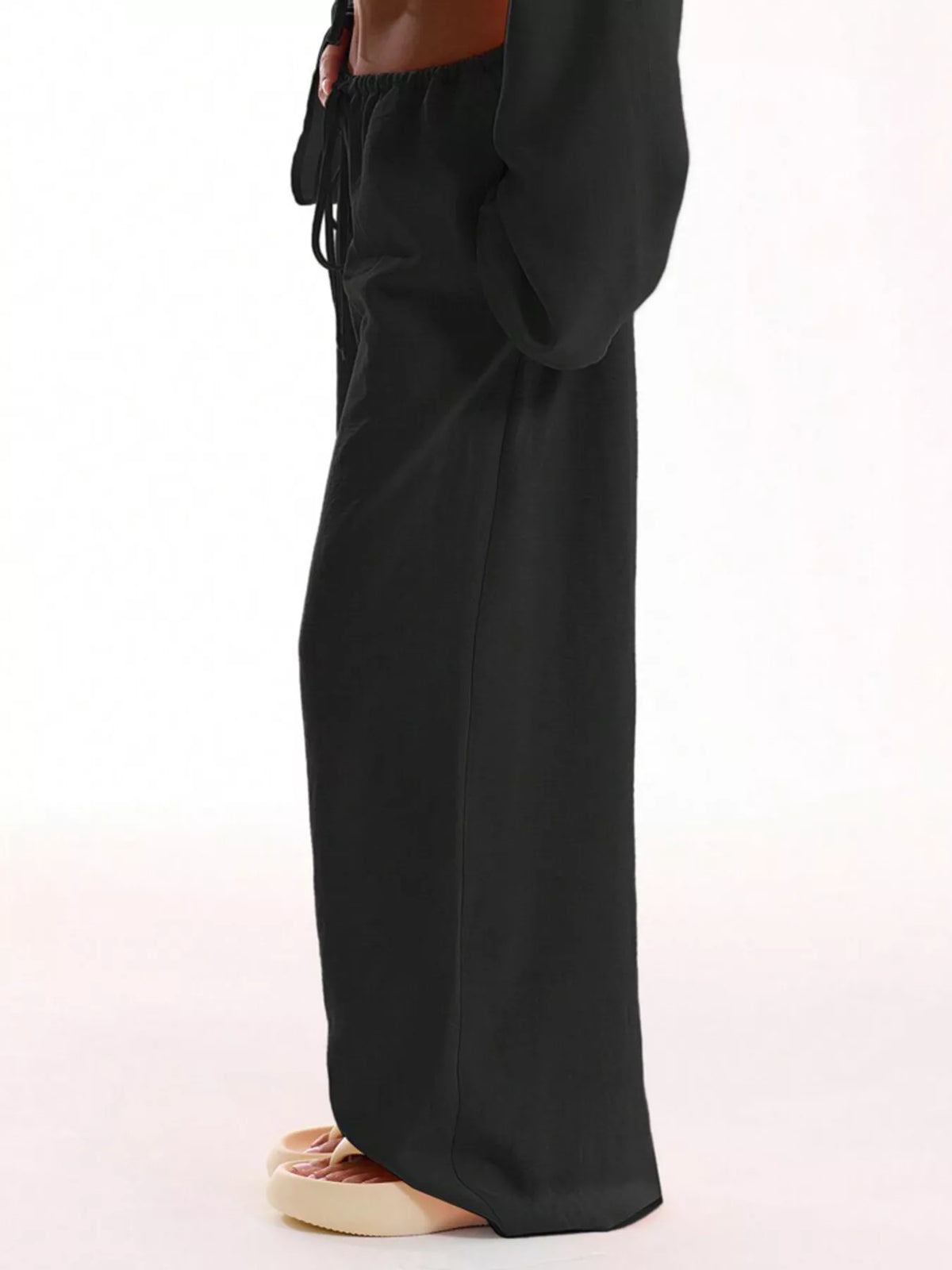Essential Wide Leg Drawstring Pants