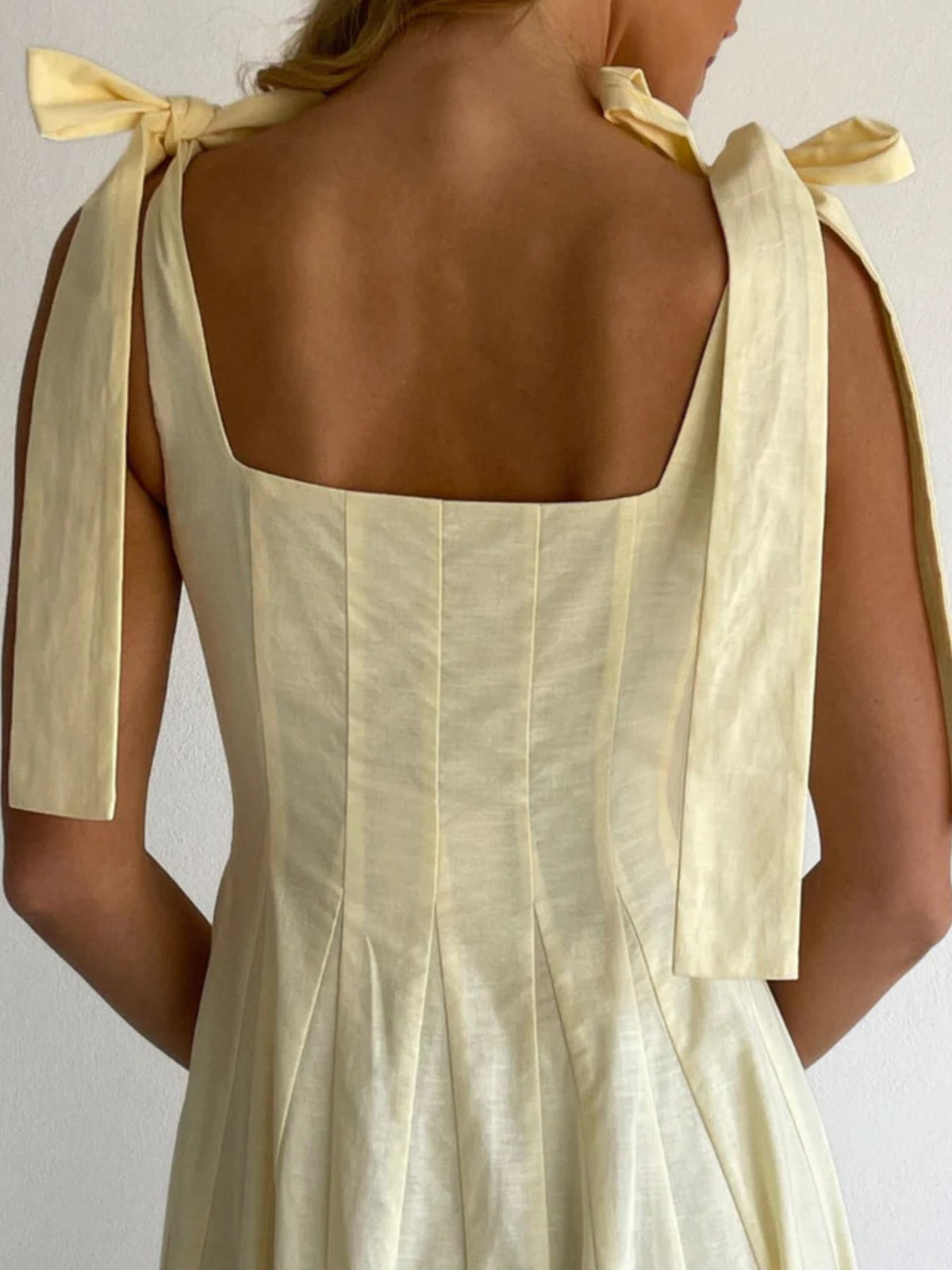 Gradient Tie Shoulder Maxi Dress