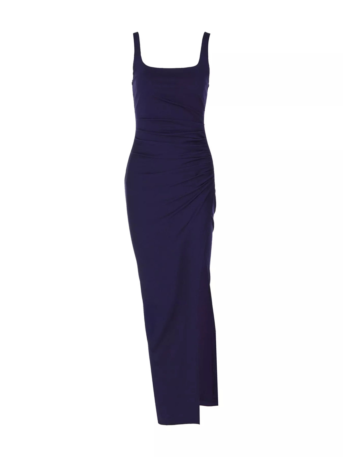 Sleeveless High-Slit Evening Maxi Dress