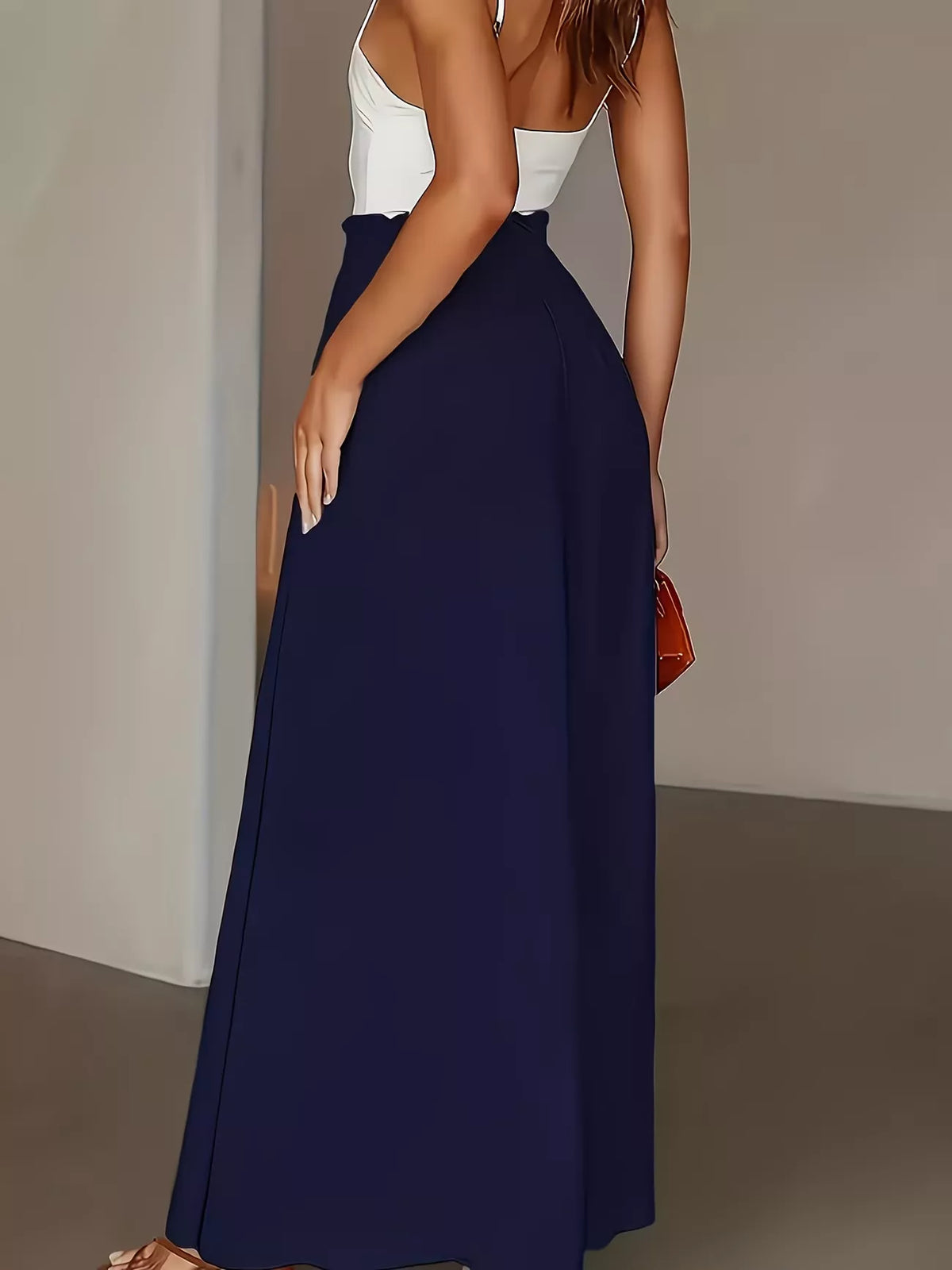 High-Waisted Wide Leg Pants