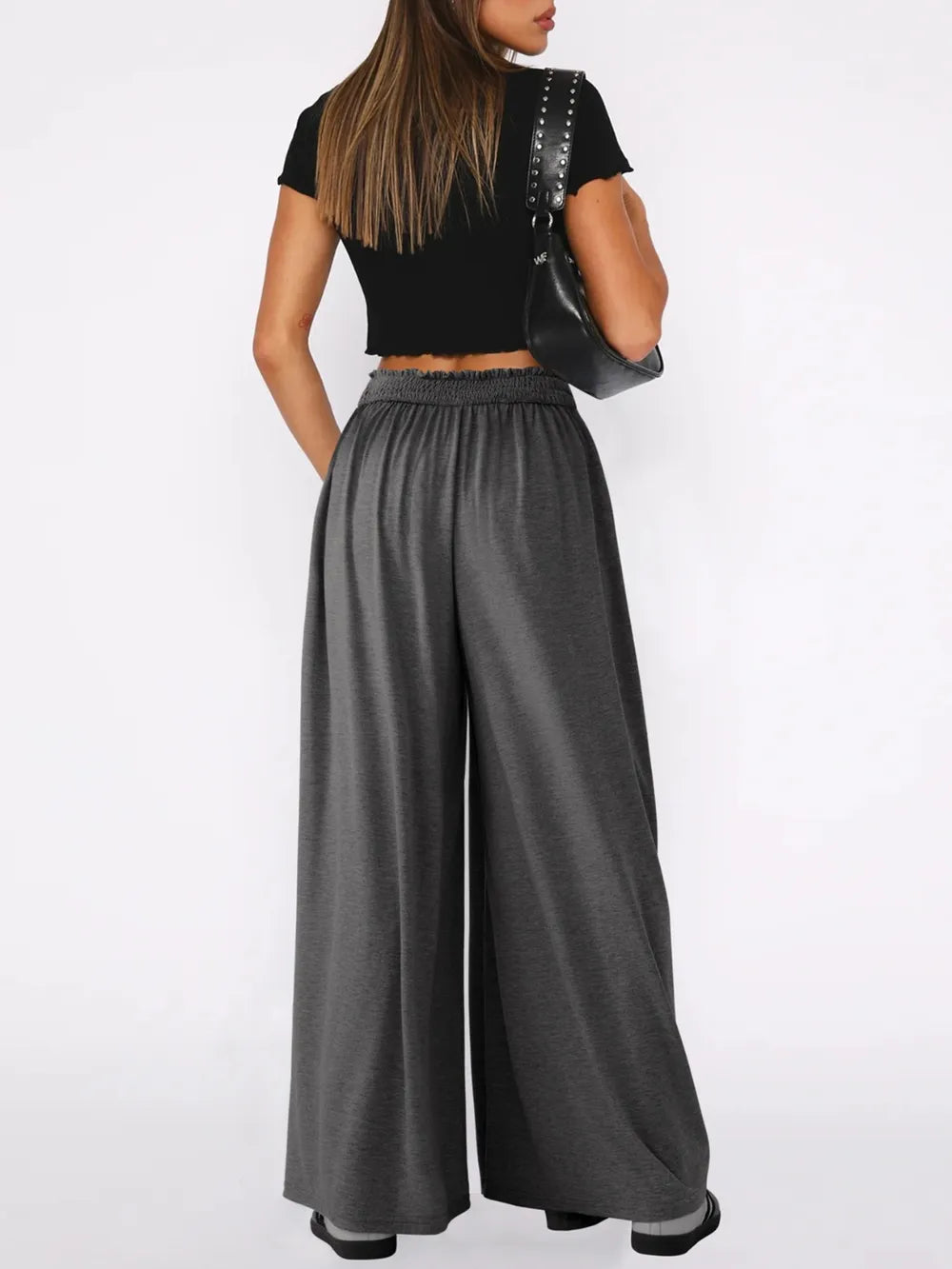 High-Waist Wide Leg Pants