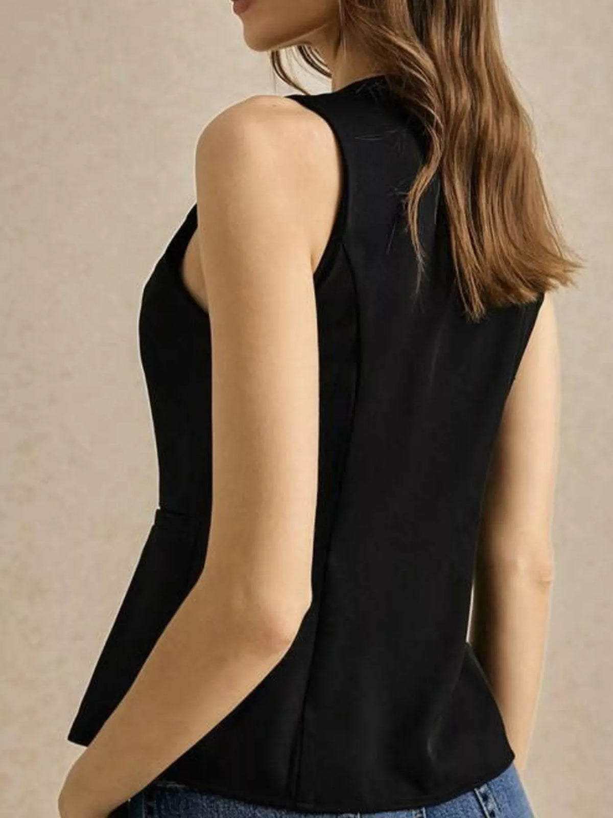 Button-Down Vest Coat