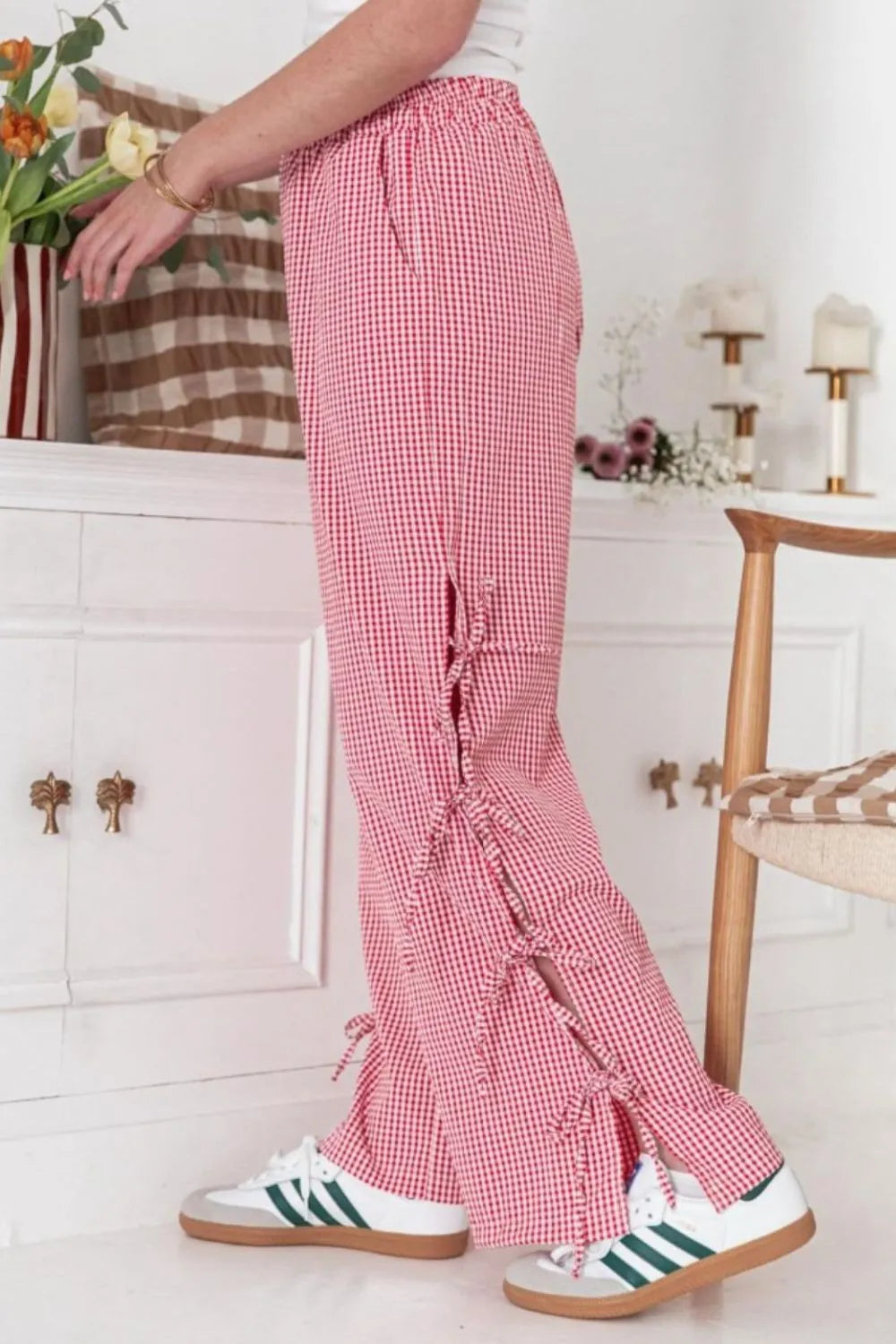Side-Tied Pants with Pockets by Mystique Q