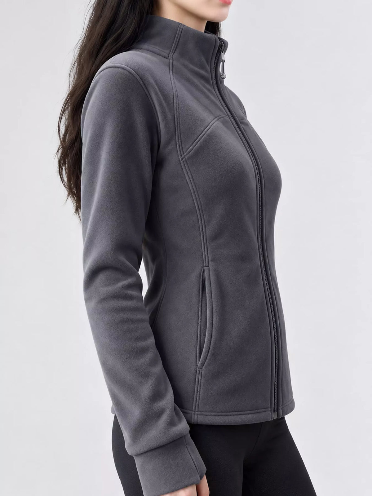 Slim-Fit Full-Zip Thermal Active Jacket