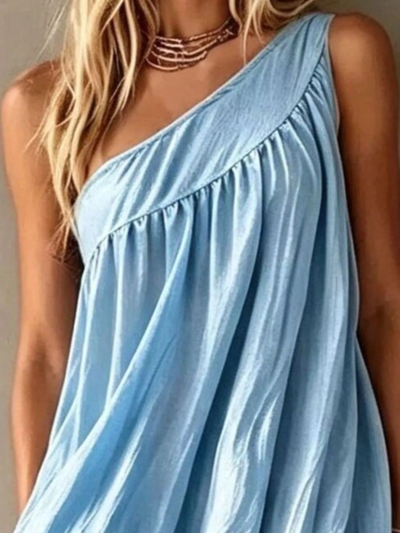 One-Shoulder Maxi Dress