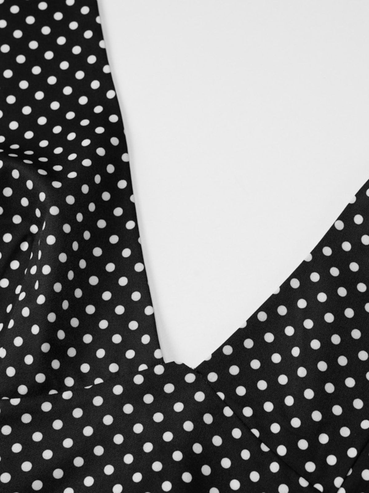 Polka Dot Halter Neck Maxi Dress in Black