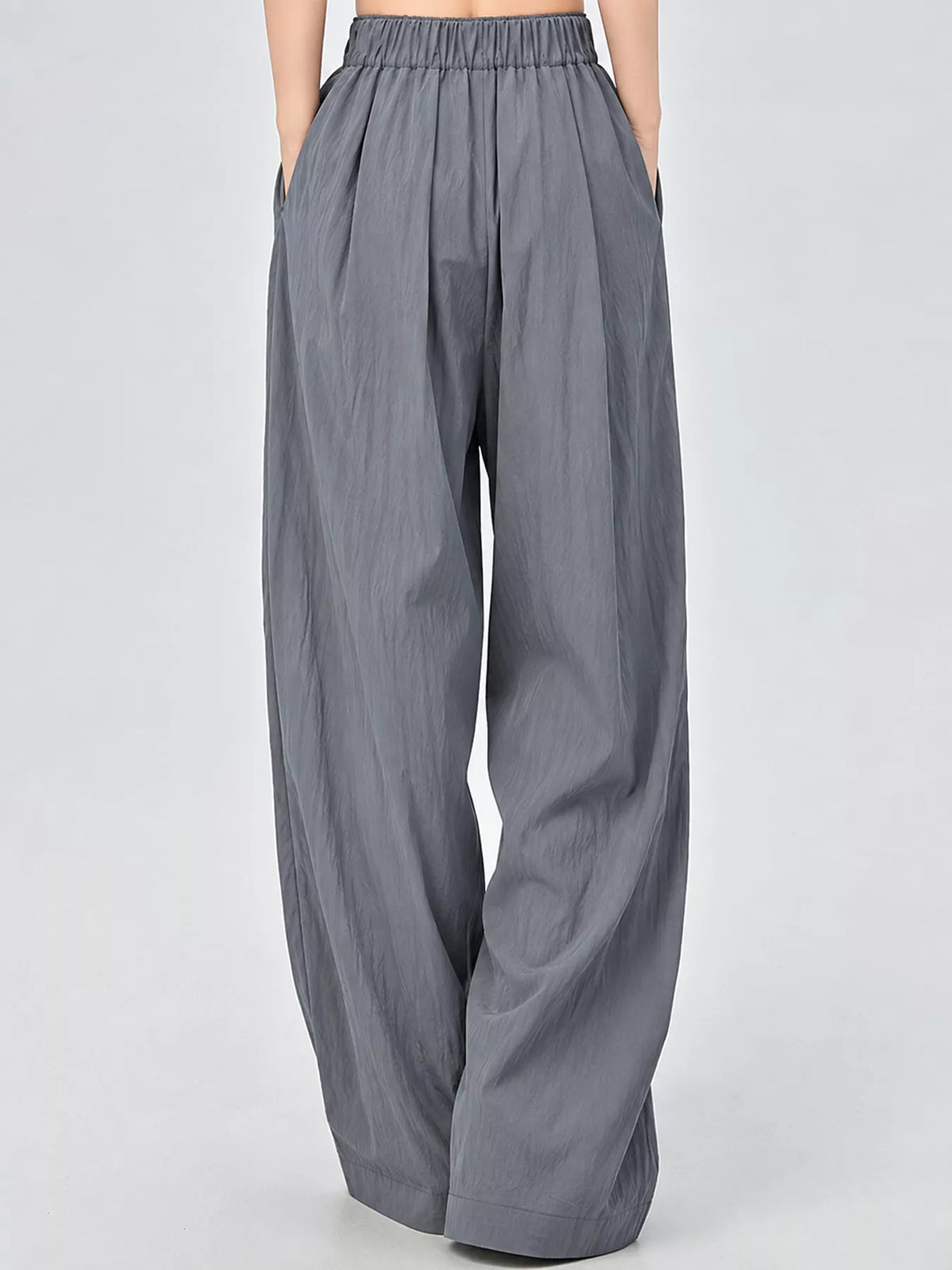 High-Waisted Loose Fit Wide-Leg Pants