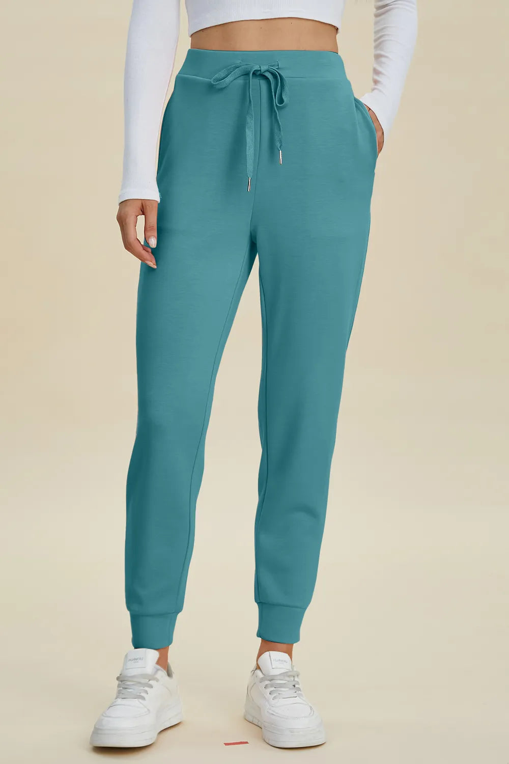Basic Bae Air Scuba Drawstring Joggers