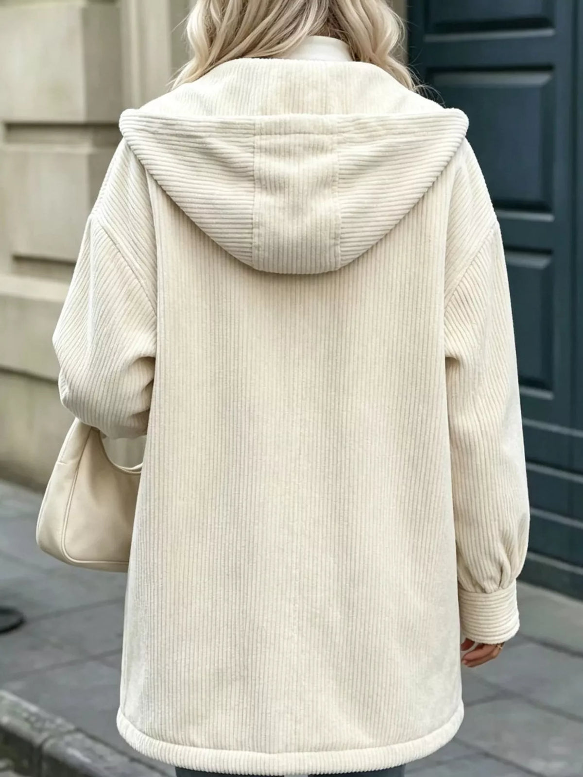 Corduroy Button-Down Jacket
