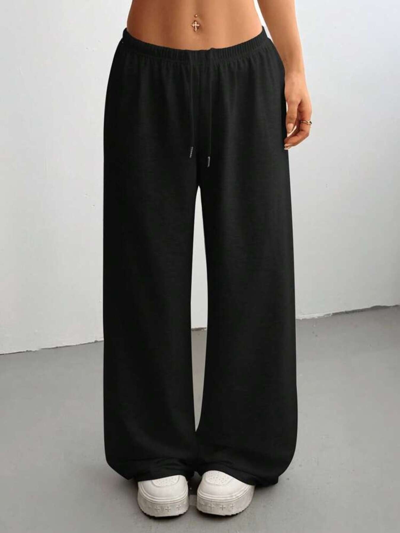 Relaxed Fit Drawstring Pants