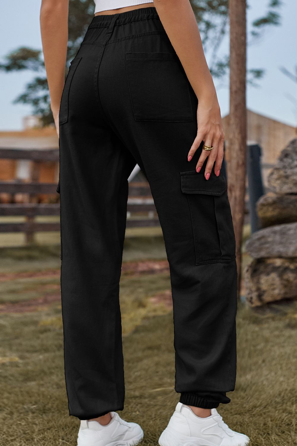 Long Denim Jeans with Pockets by Manny