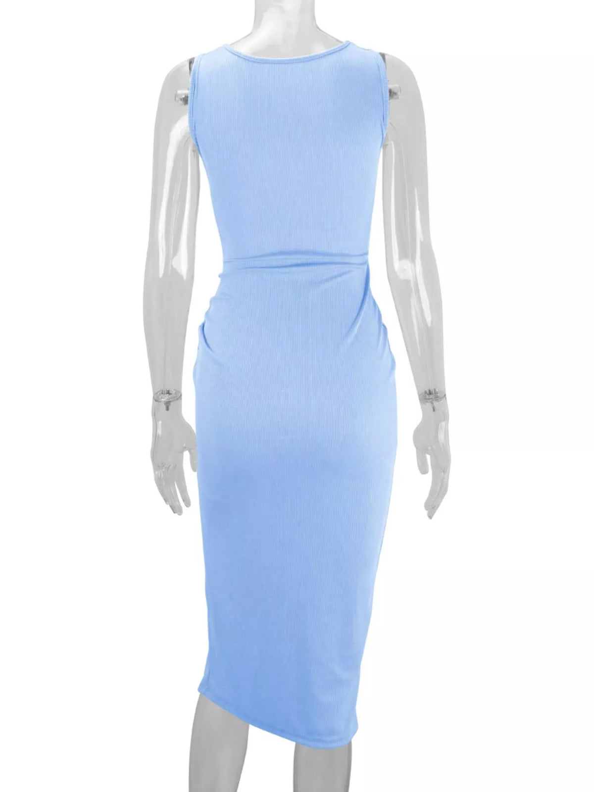 Cutout Ruched Bodycon Dress