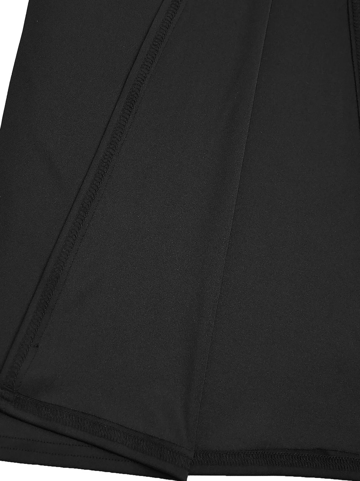 Rhinestone Pearl One-Shoulder Mermaid Dress in Black
