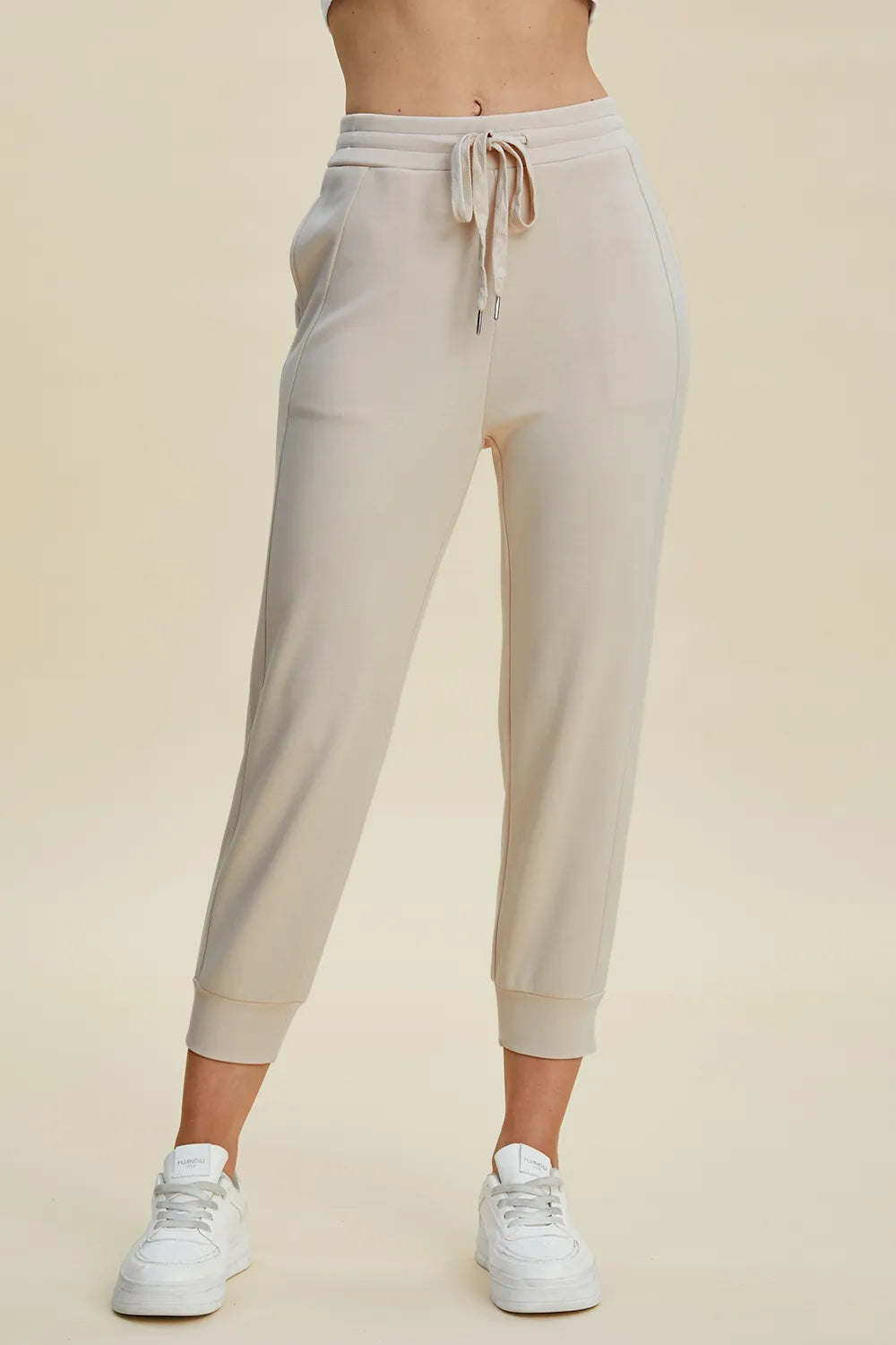 Basic Bae Air Scuba High Waist Cropped Pants
